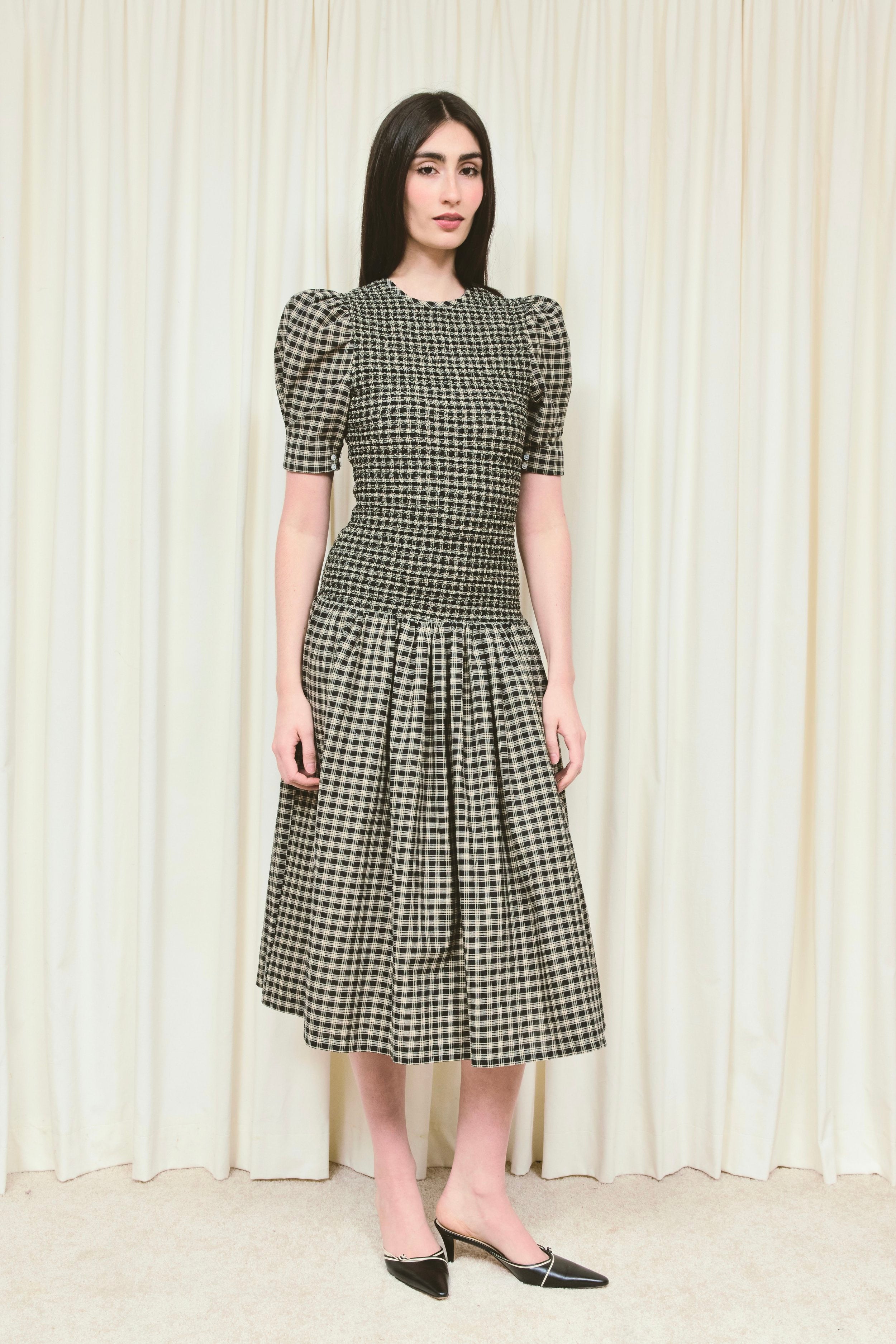 Imelda Smocked Midi Dress
