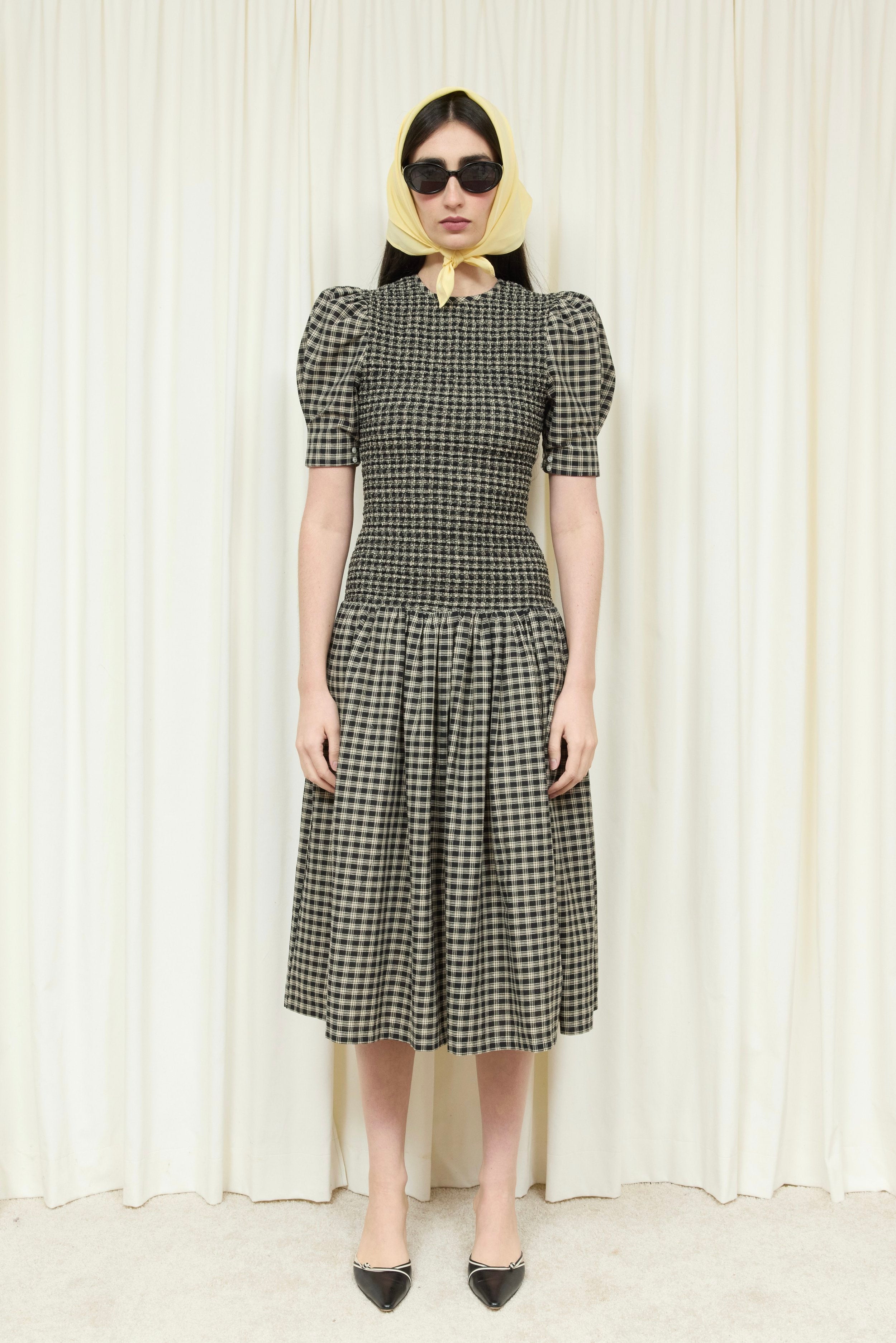 Imelda Smocked Midi Dress