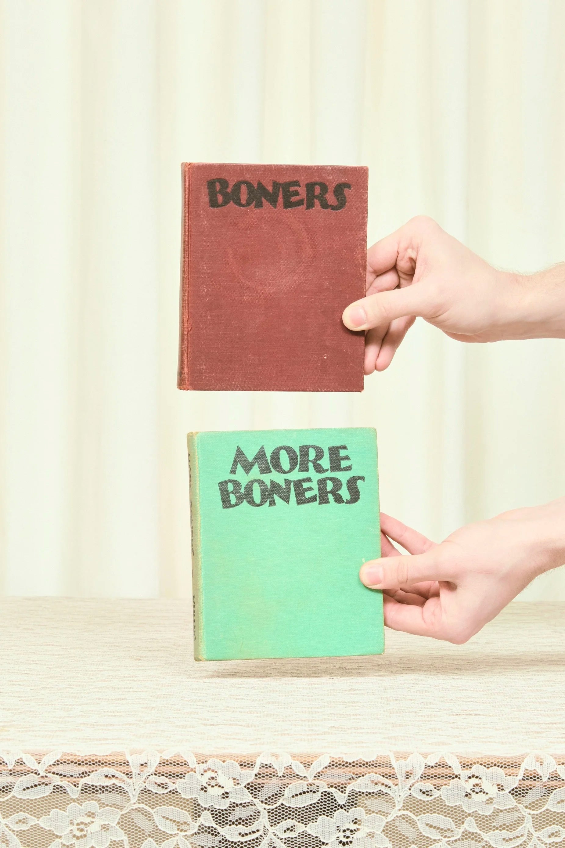 Vintage "Boners/More Boners" Book Set/2