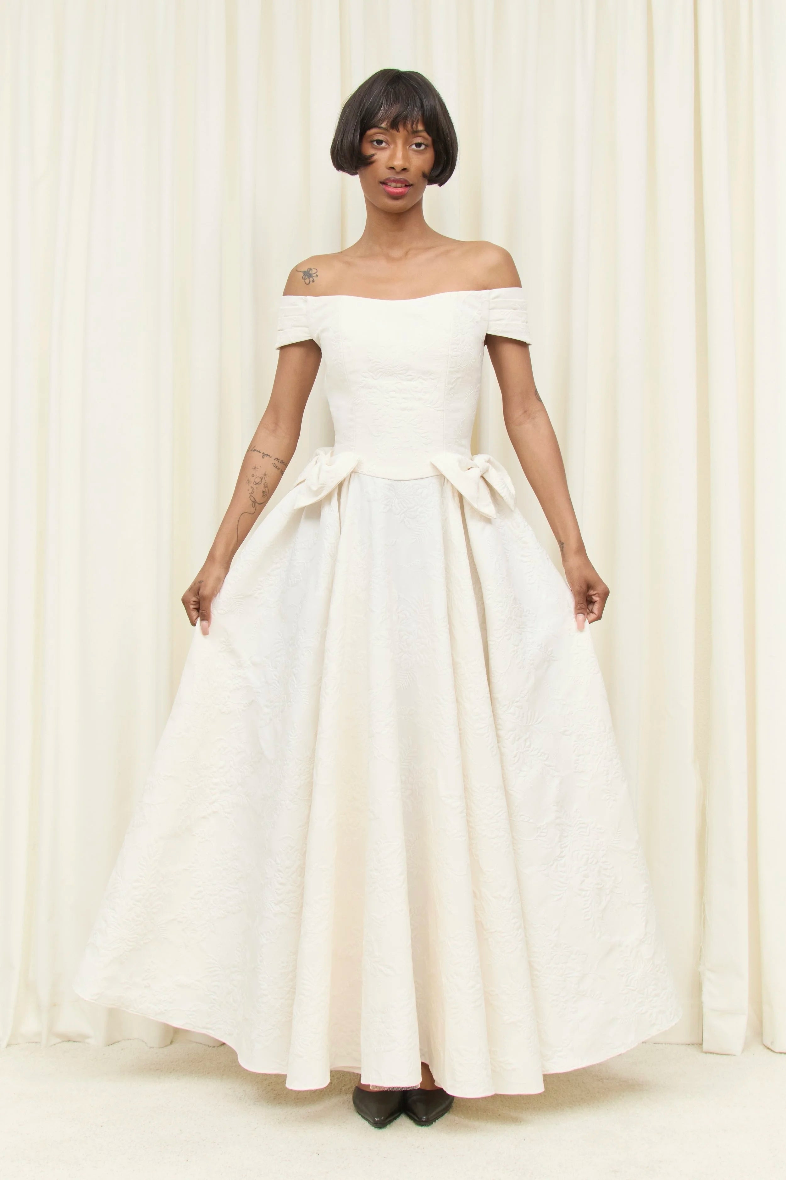 Clara Brocade Gown