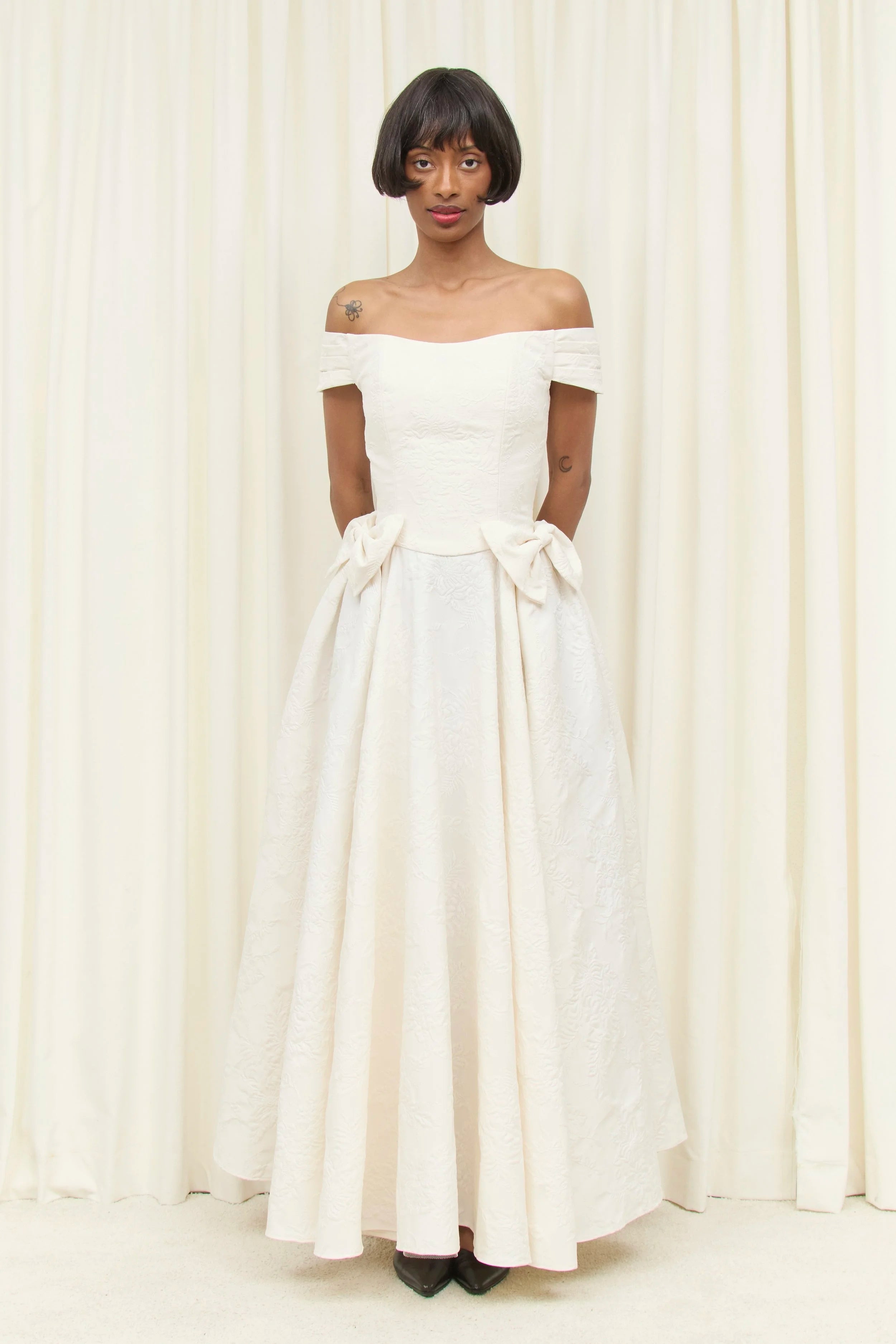 Clara Brocade Gown