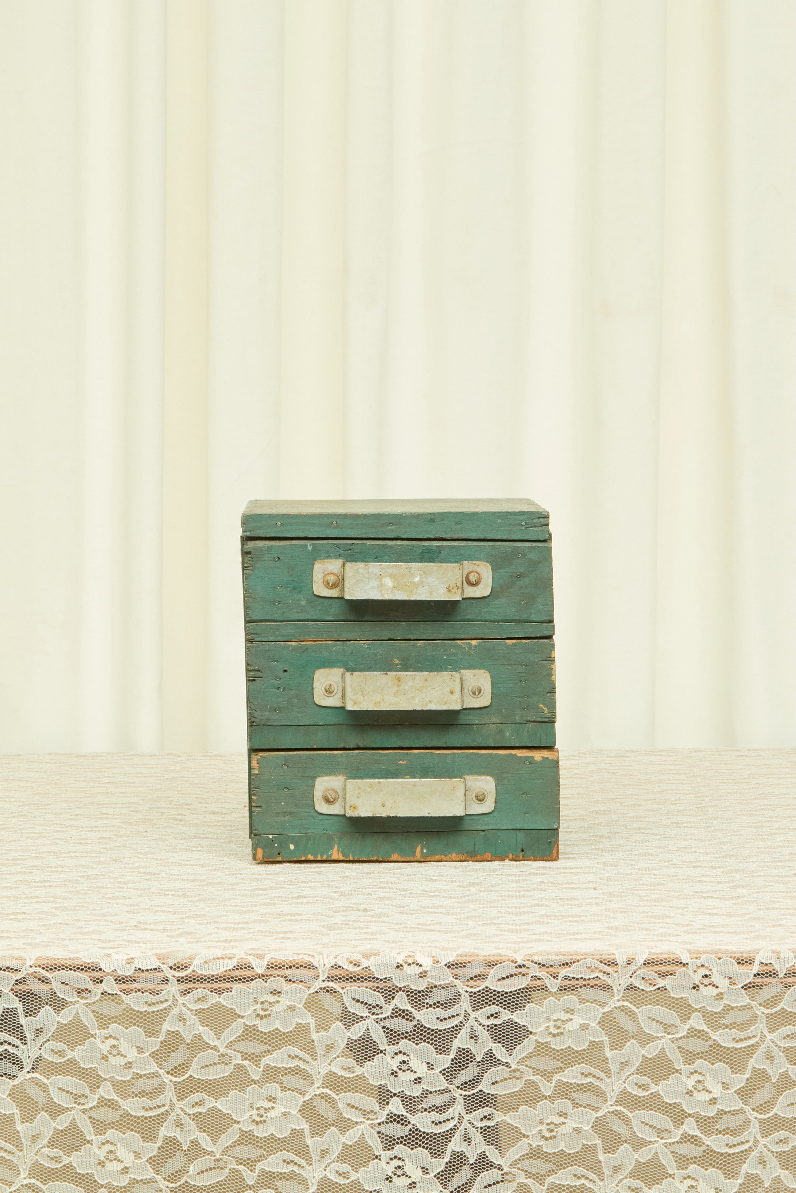 Antique Three Drawer Organizer