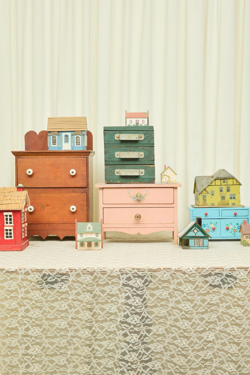 Antique Three Drawer Organizer