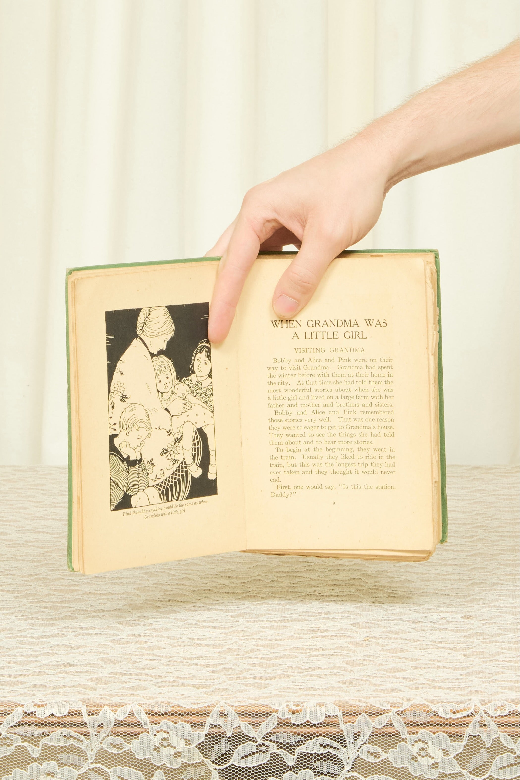 Antique "When Grandma was a Little Girl" Book (1926)