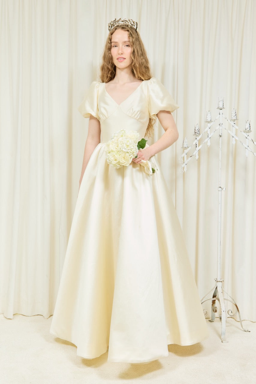 Astor Puff Sleeve Gown