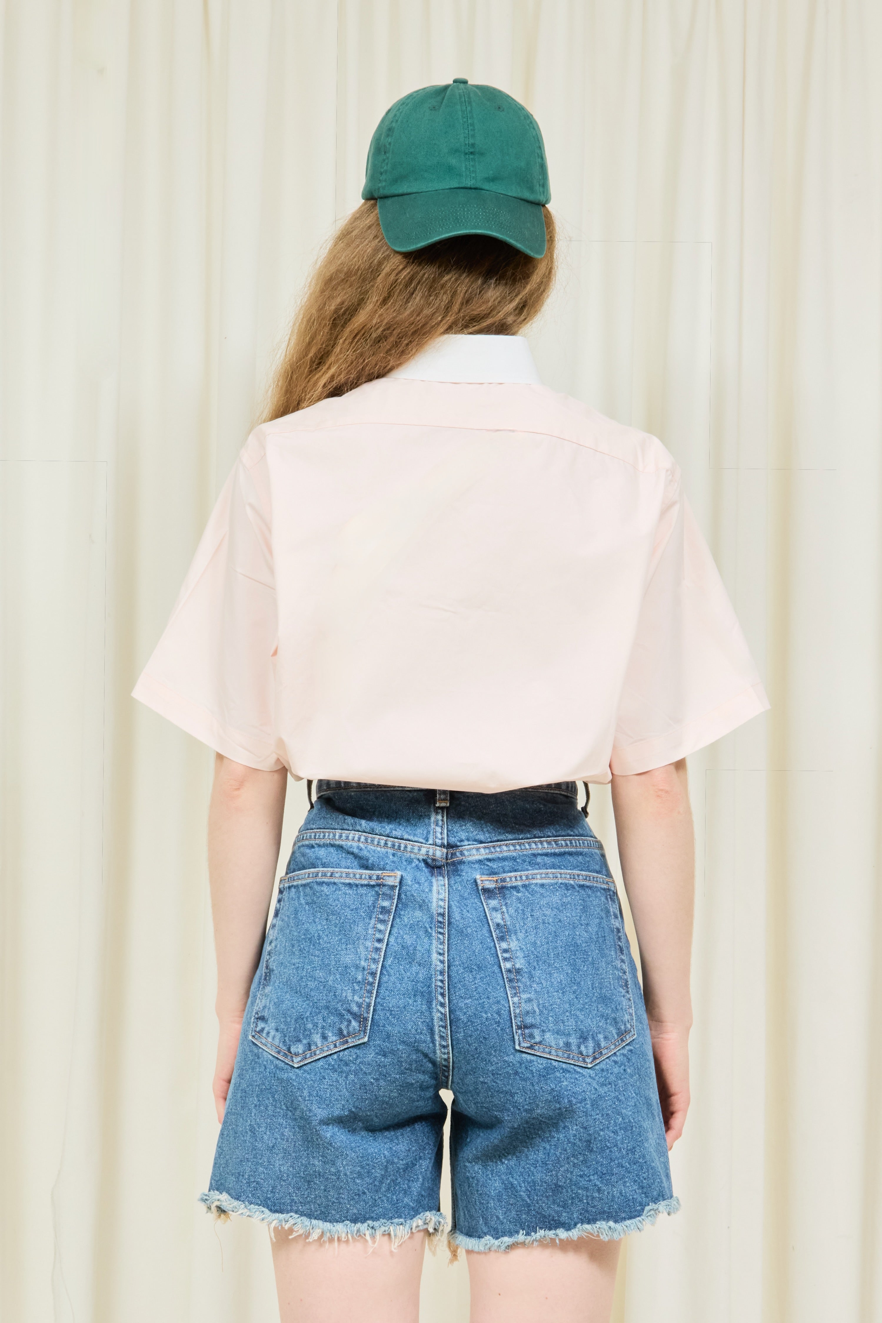 Brad Cutoff Mid Length Jean Short