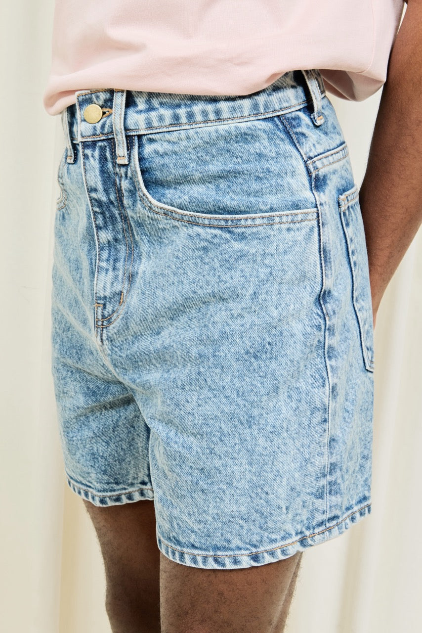 Brad Mid Length Jean Short