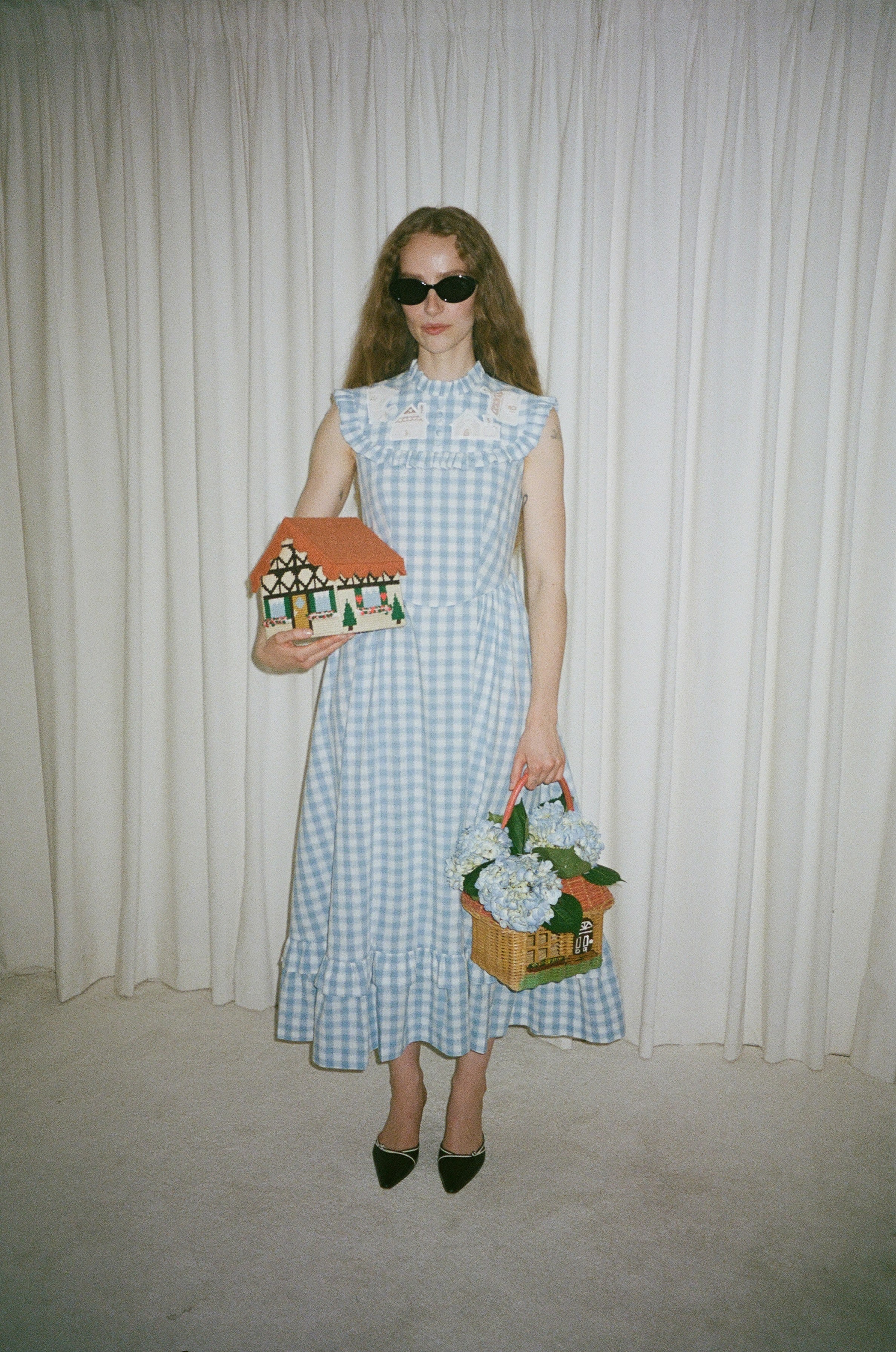 Colette Cottage Placket Midi Dress