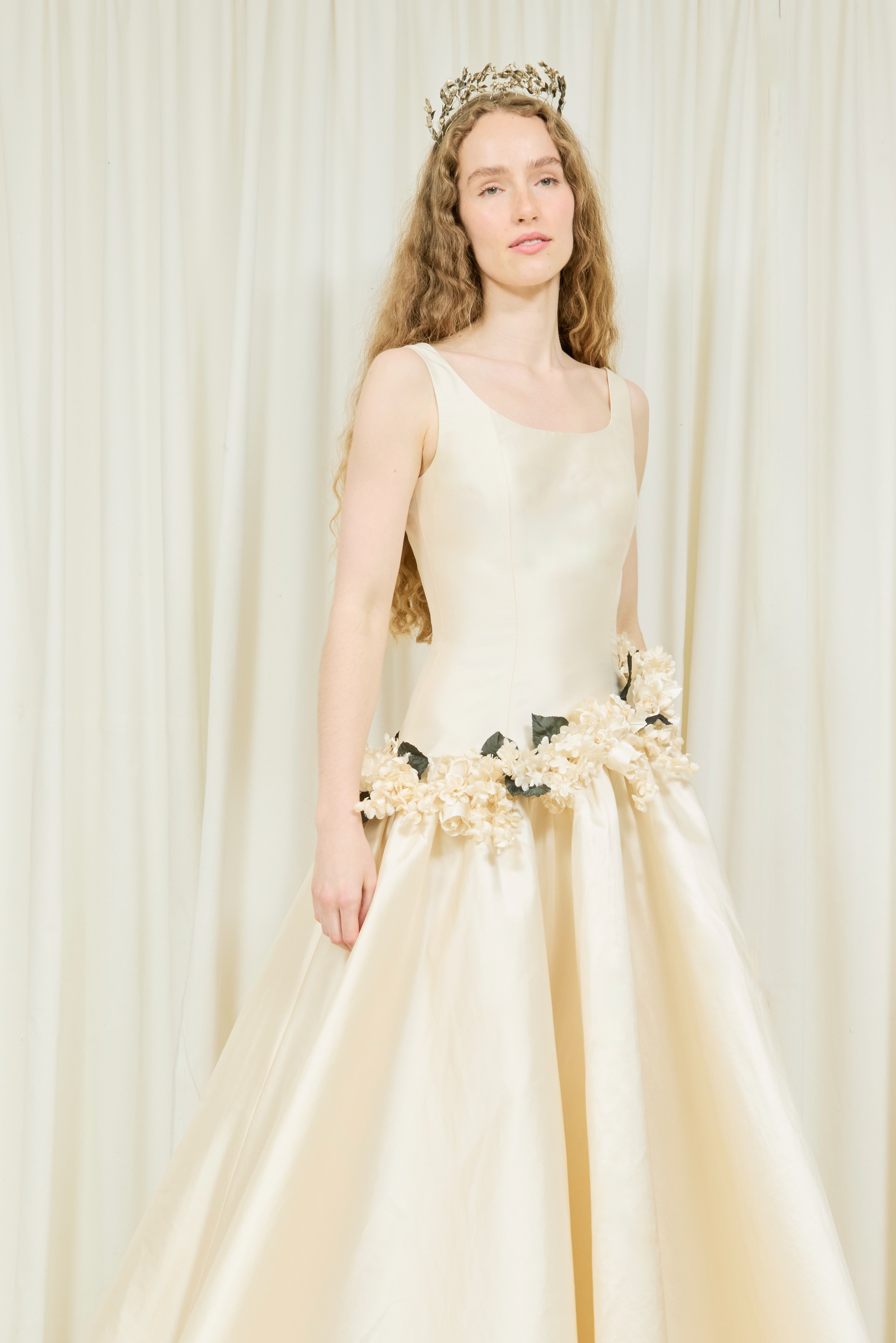 Daphne Drop Waist Floor Length Gown