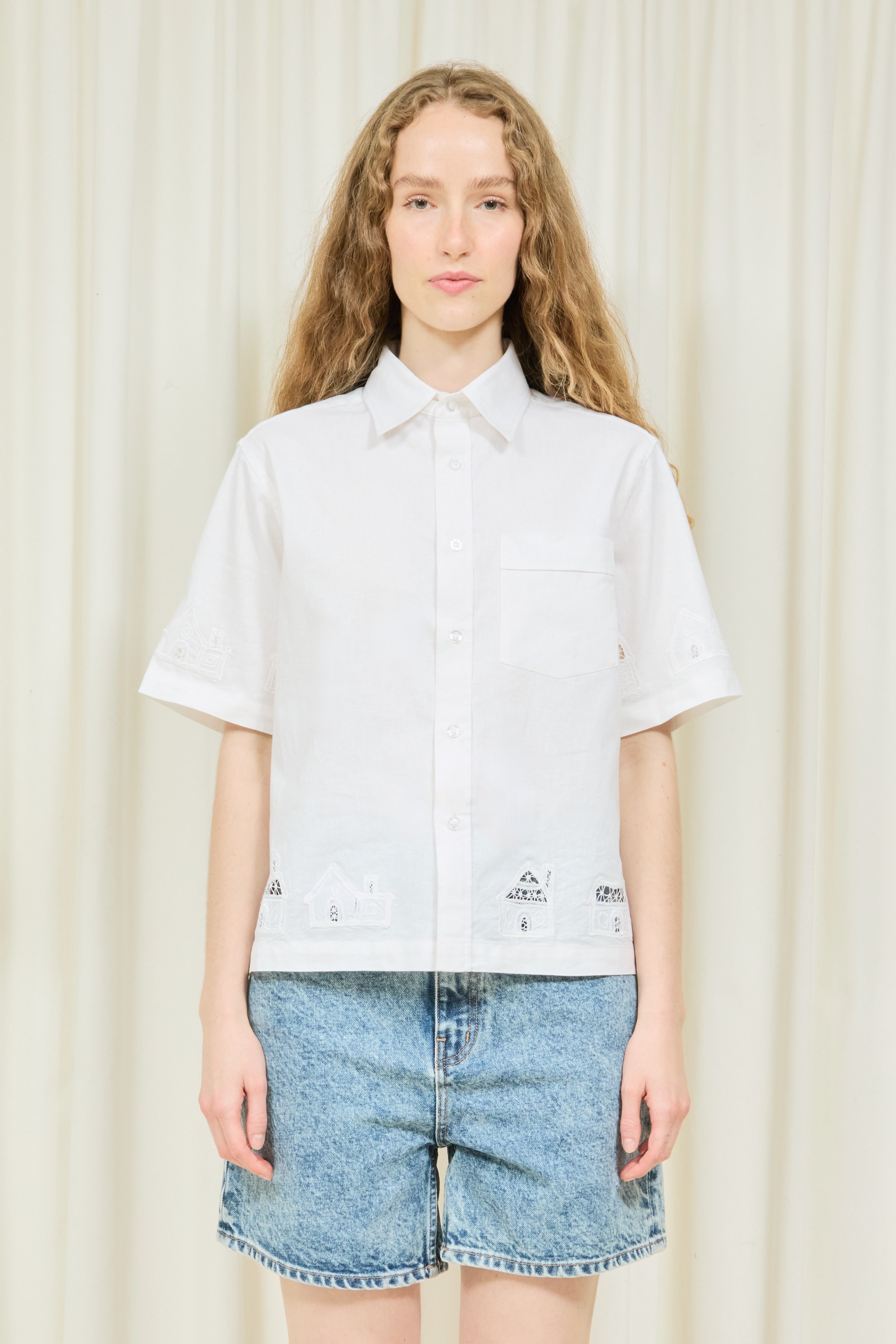 Edwin Cottage Embroidered Shirt