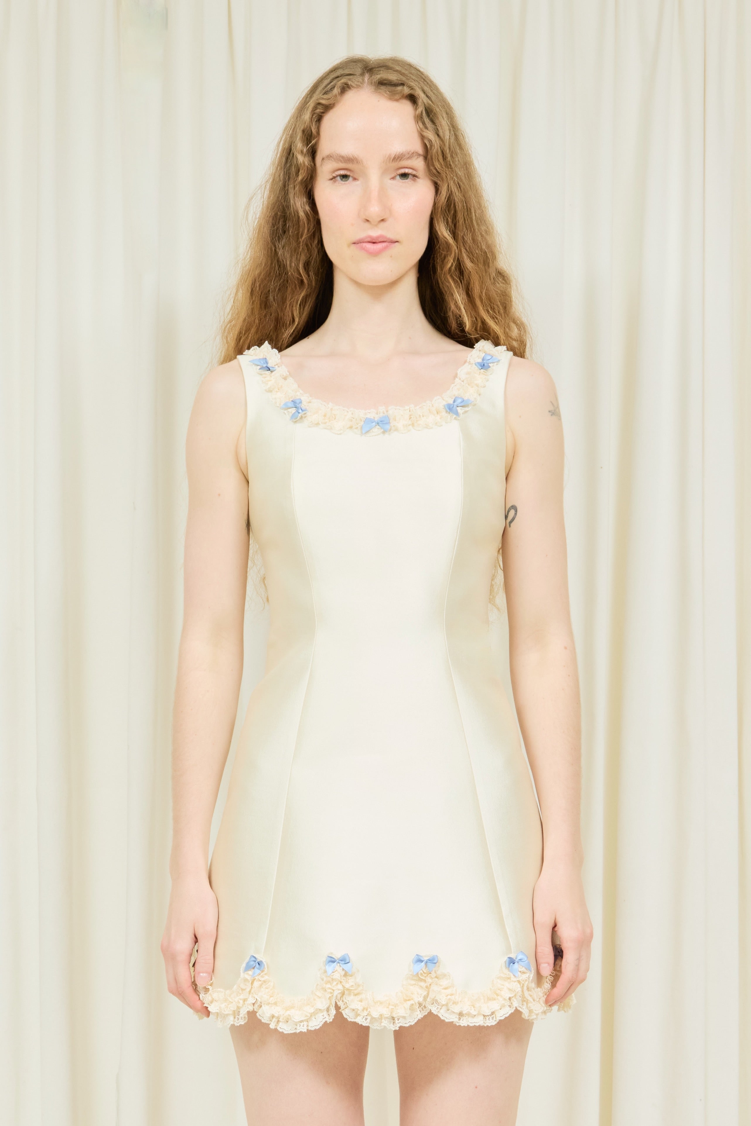 Lucie Bow Cake Mini Dress
