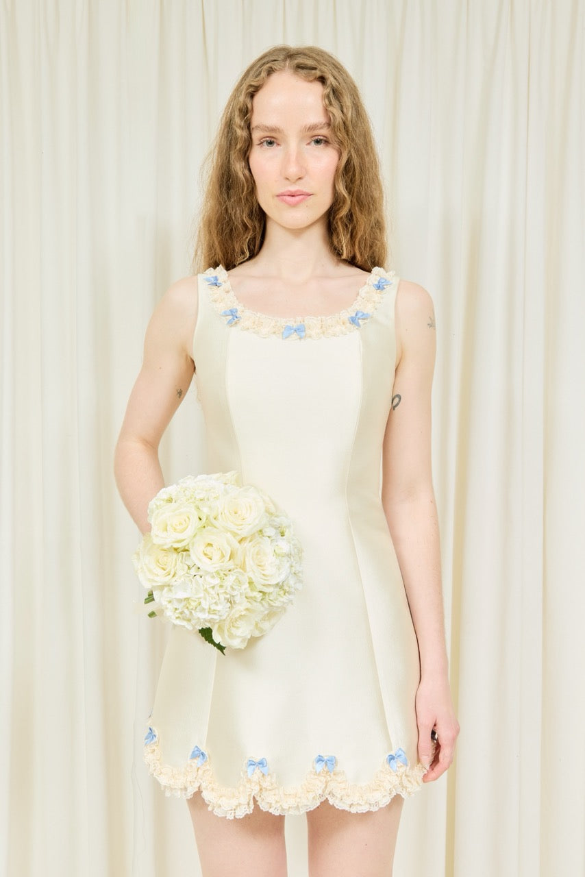 Lucie Bow Cake Mini Dress