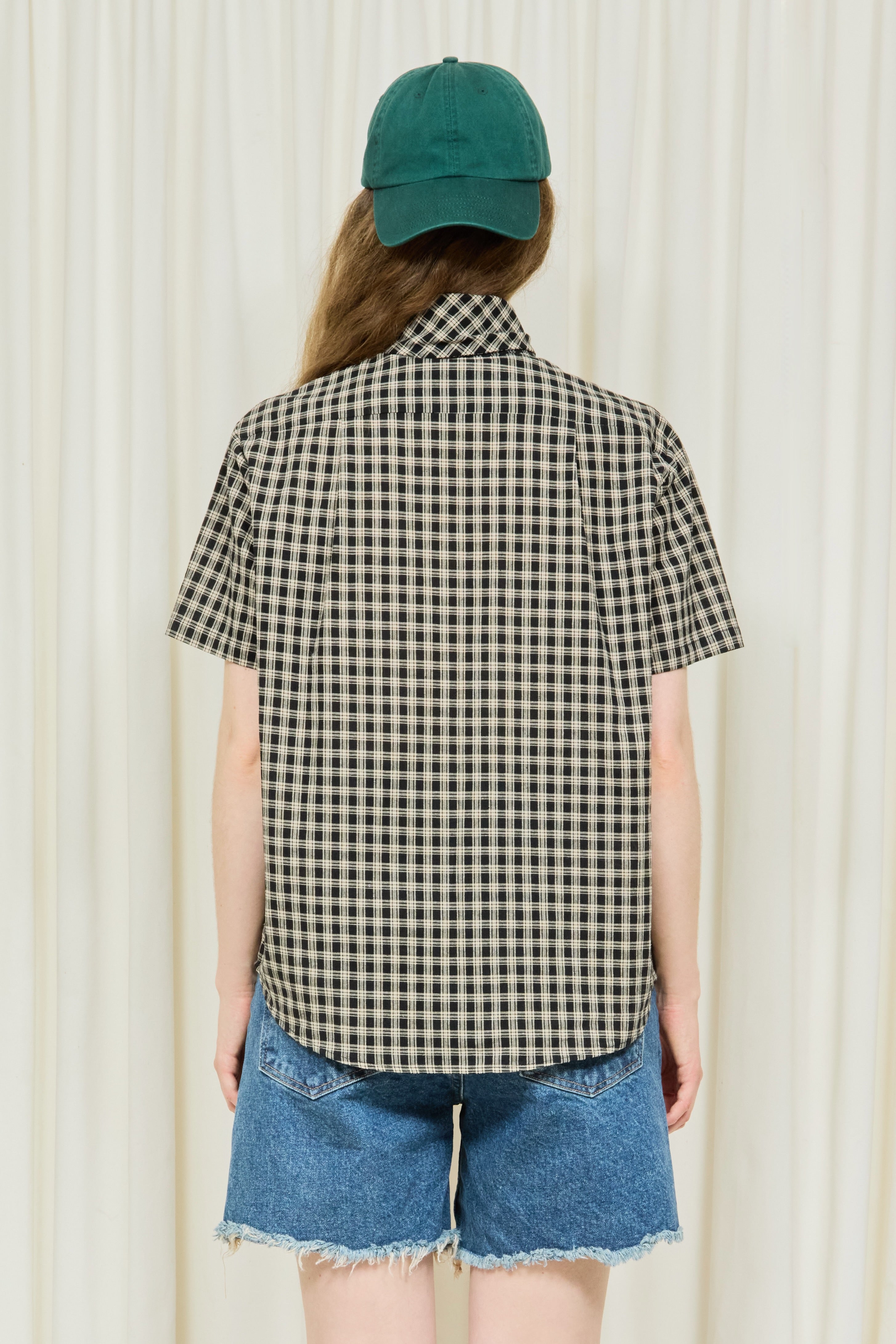 Luther Plaid Short Sleeve Tie Shirt