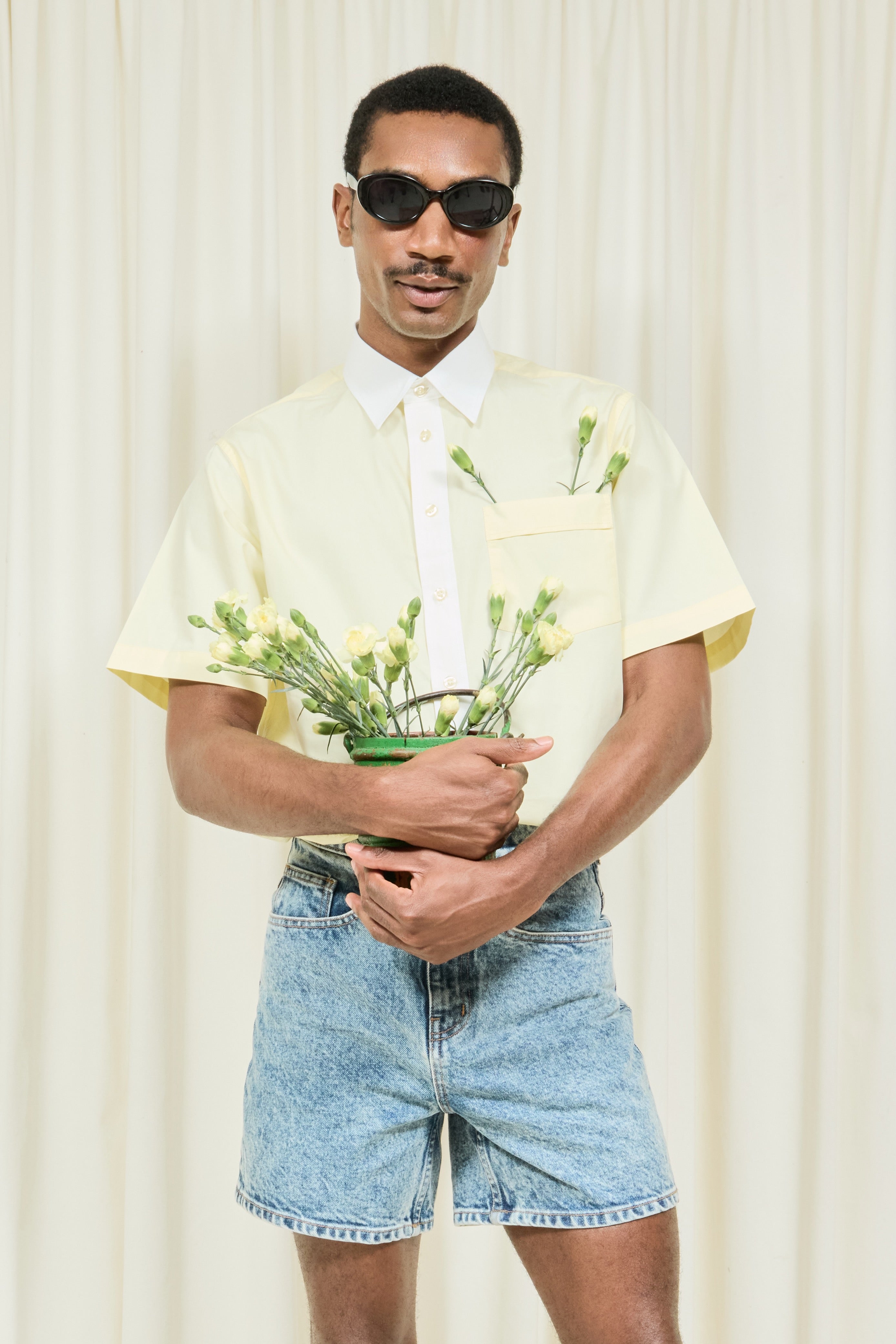 Rodney Contrast Button Down Shirt