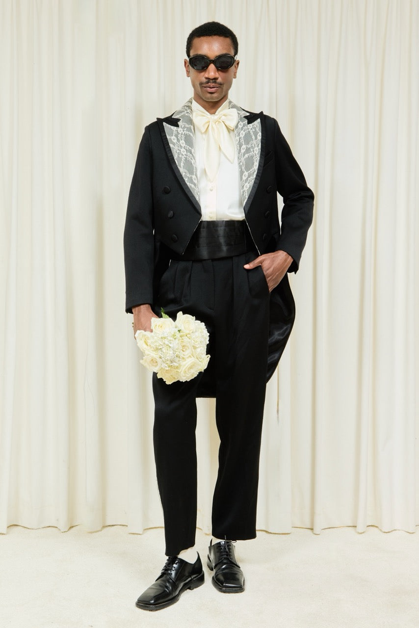 Theodore Lace Lapel Tailcoat