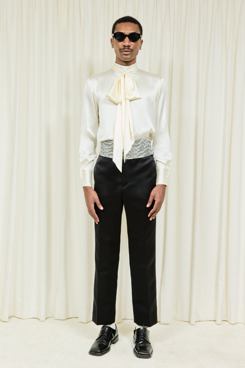 Verlin Lace Cummerbund Trouser