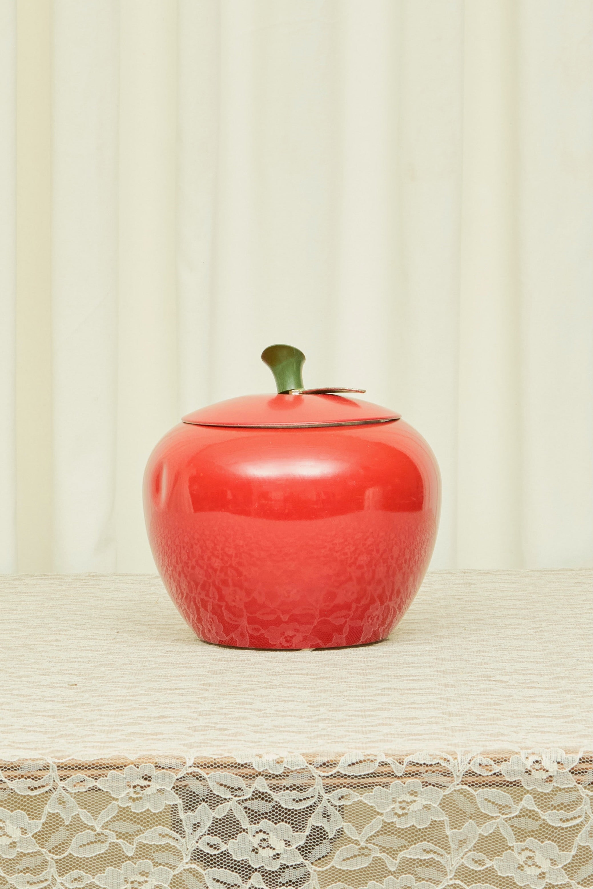 Vintage Apple Cookie Jar