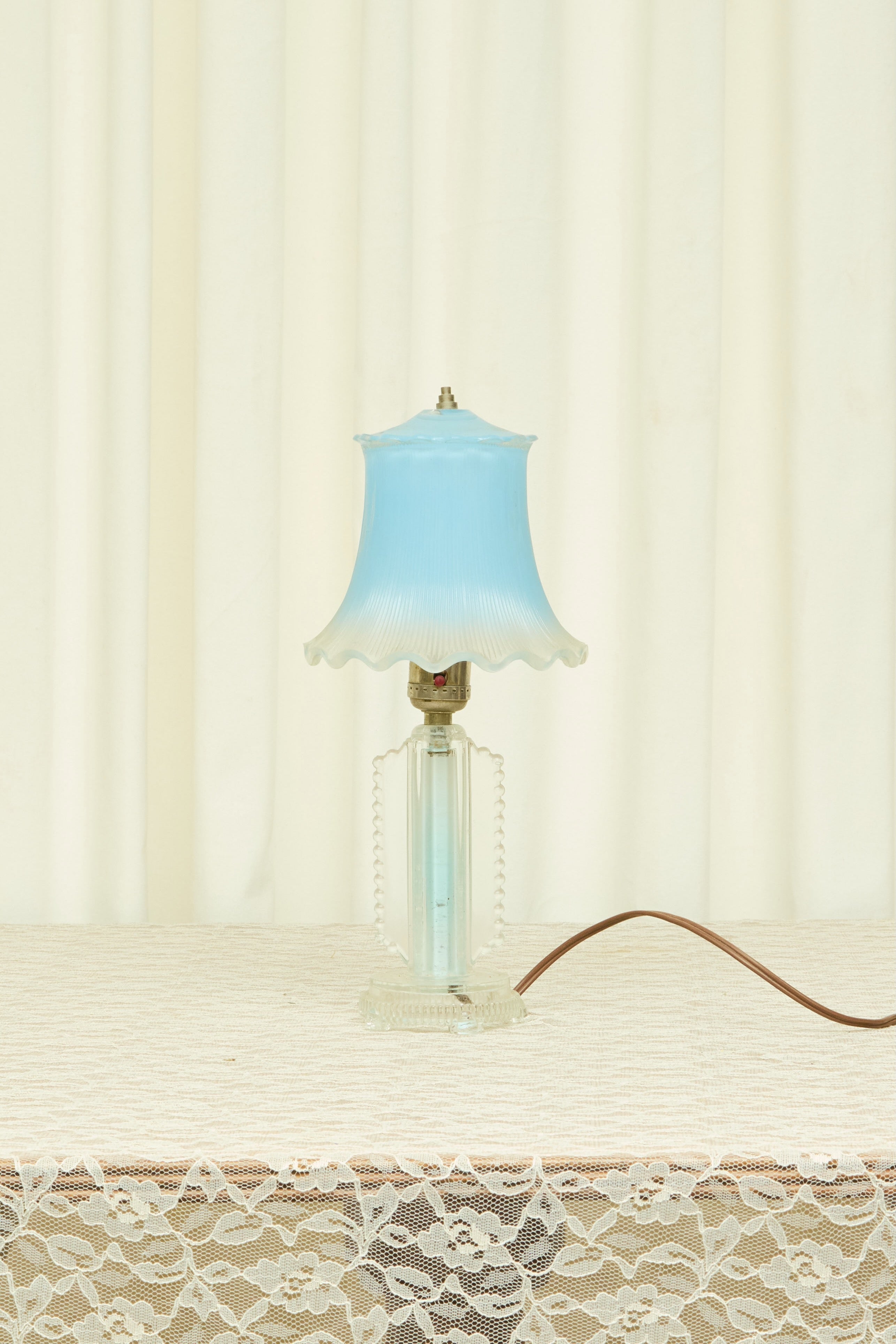 Vintage Art Deco Boudoir Lamp