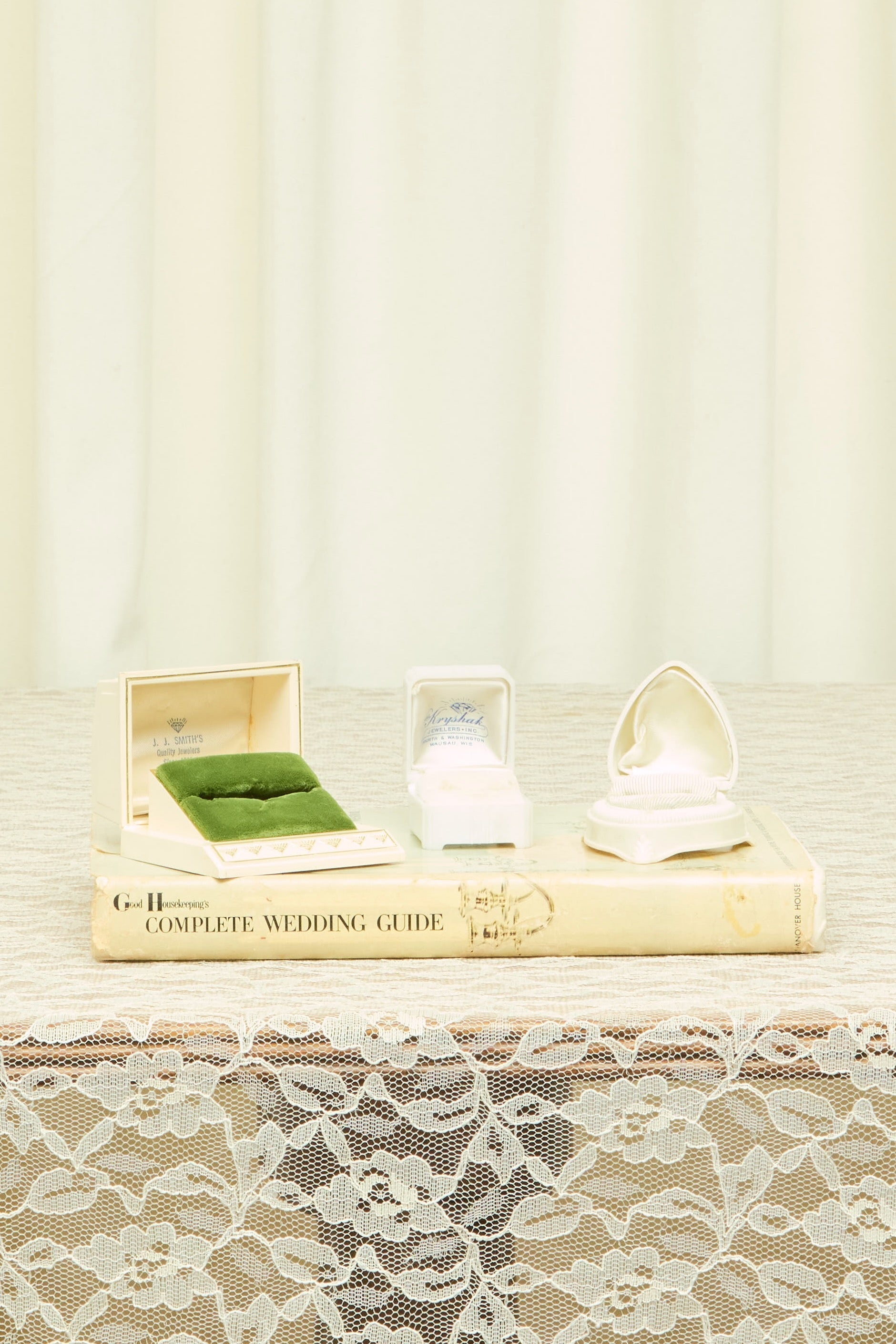 Vintage Art Deco Ring Box Set/3