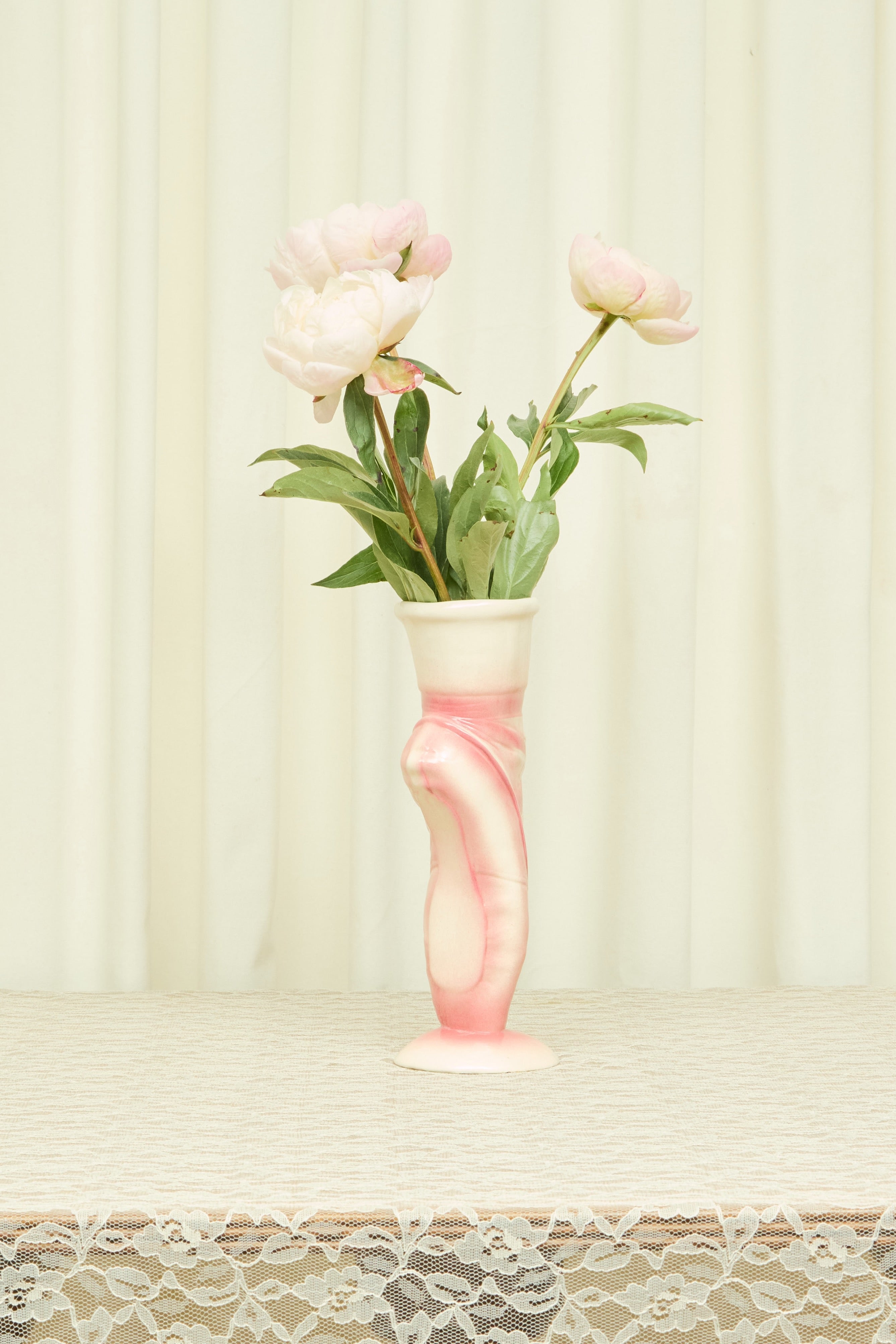 Vintage Ballerina Shoe Vase