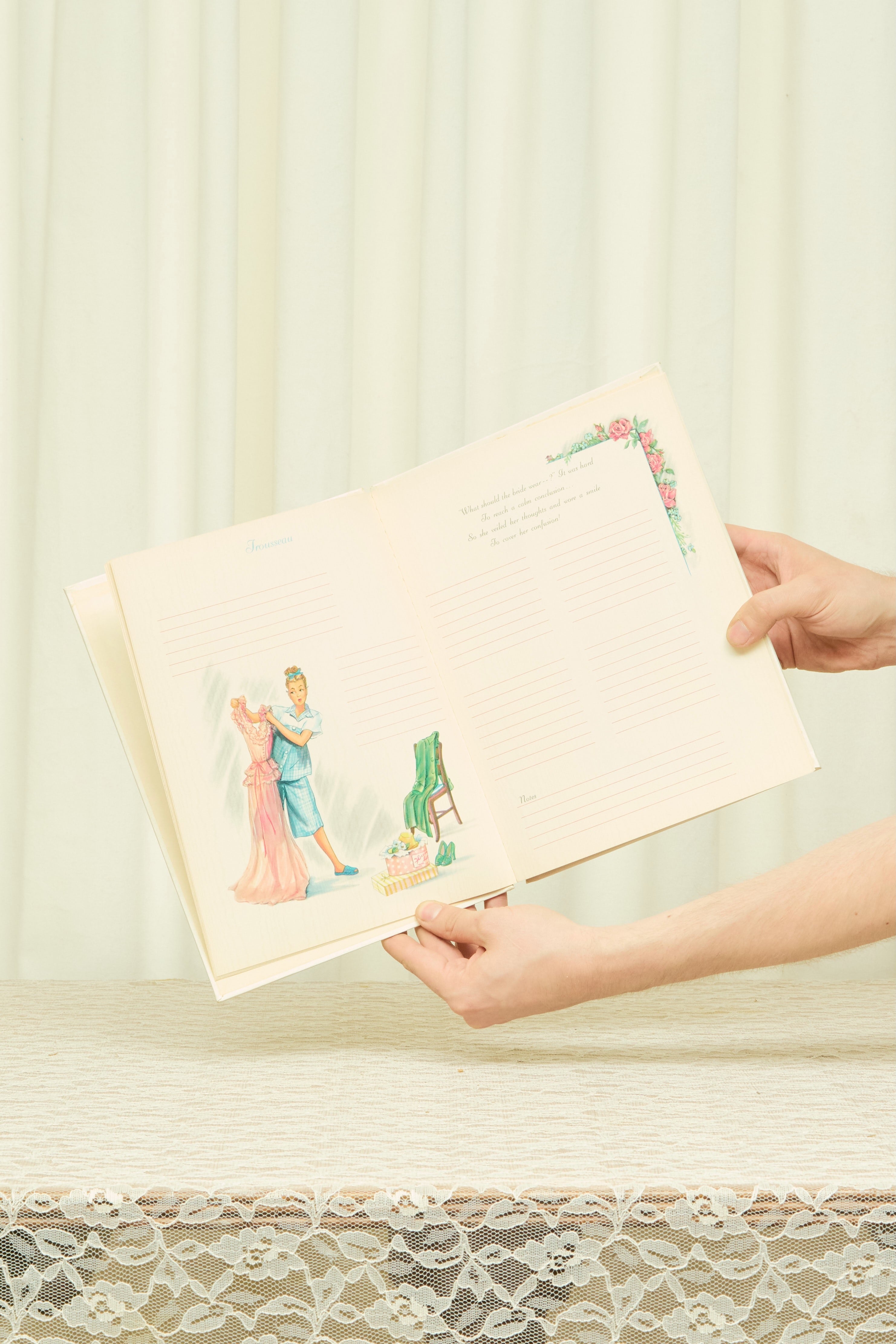 Vintage "Bridal Days" Wedding Book