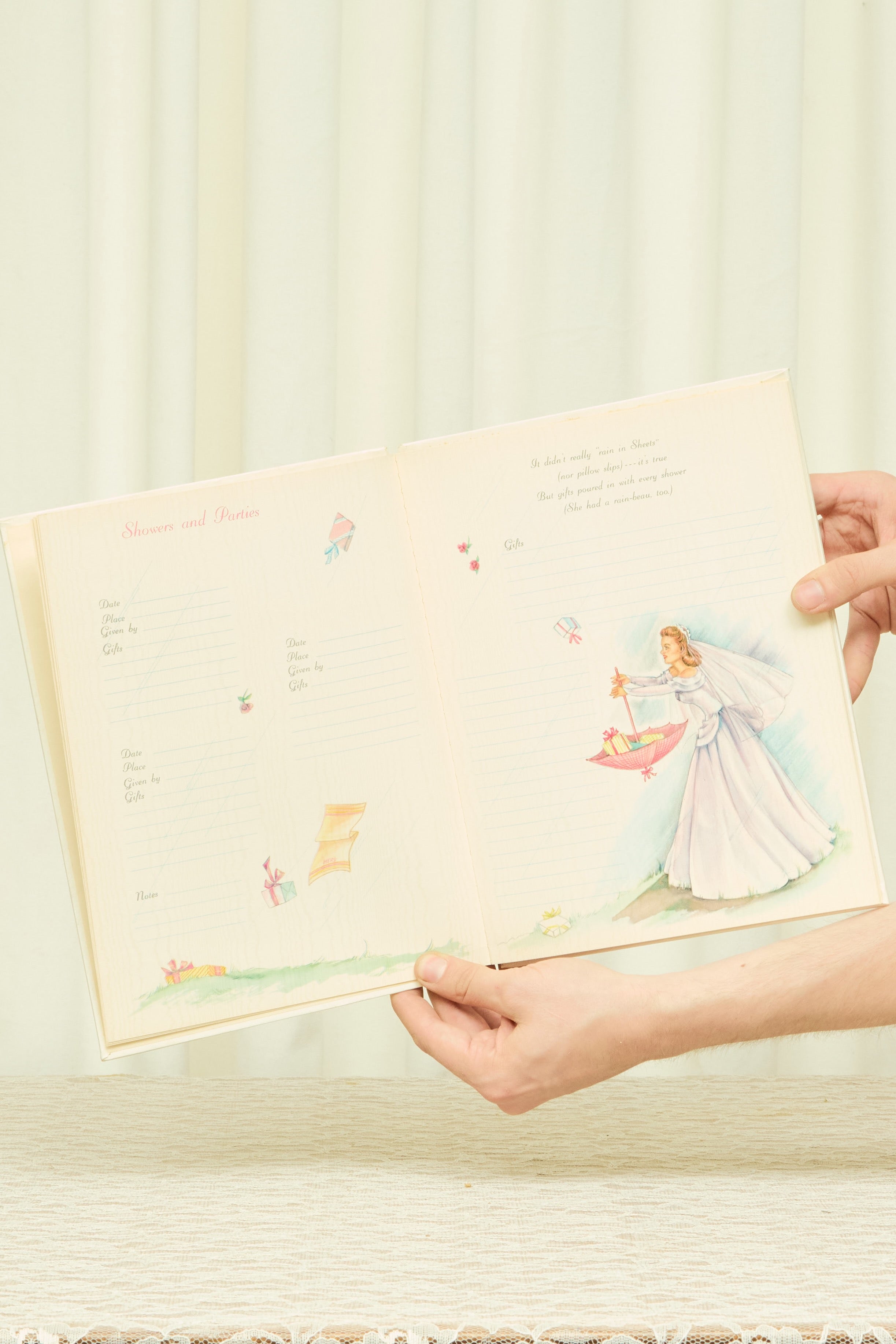 Vintage "Bridal Days" Wedding Book