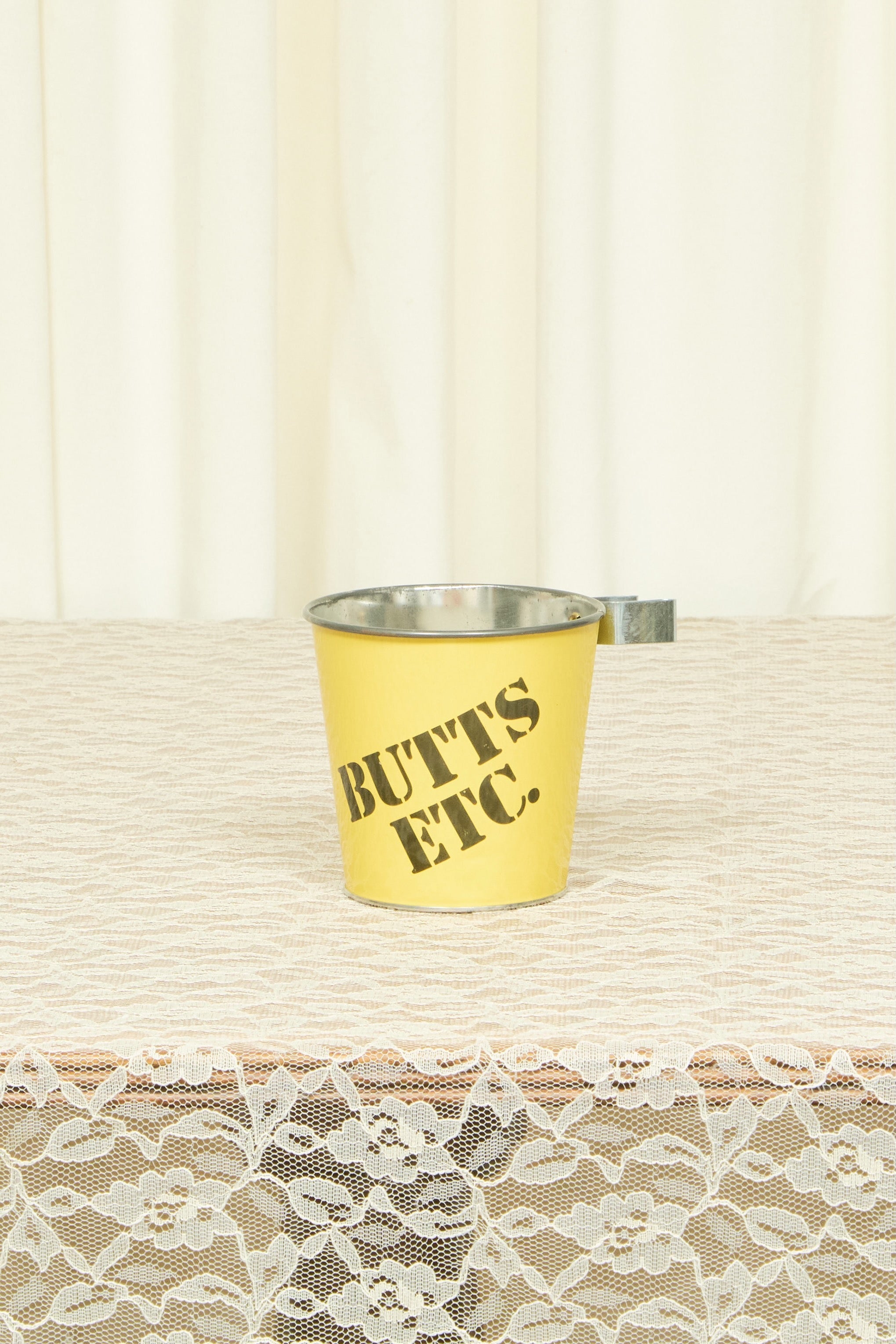 Vintage "Butts" Ashtray Bucket
