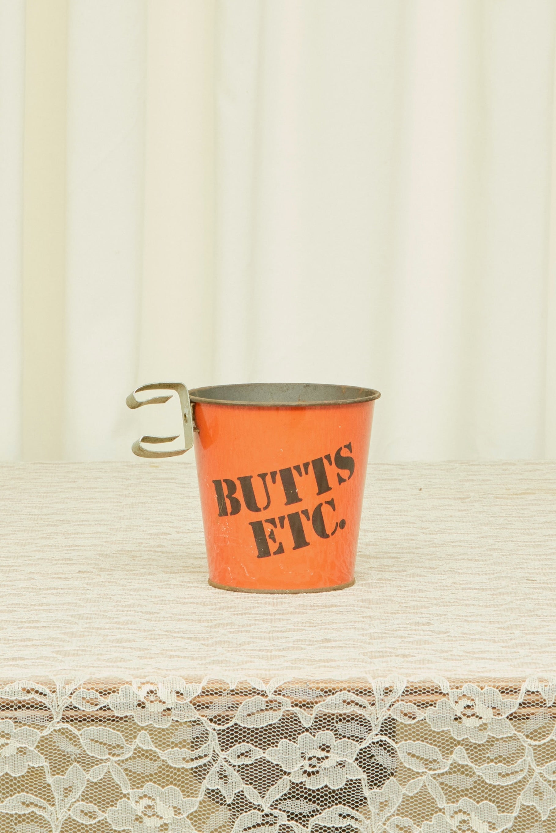 Vintage "Butts Etc" Metal Bucket