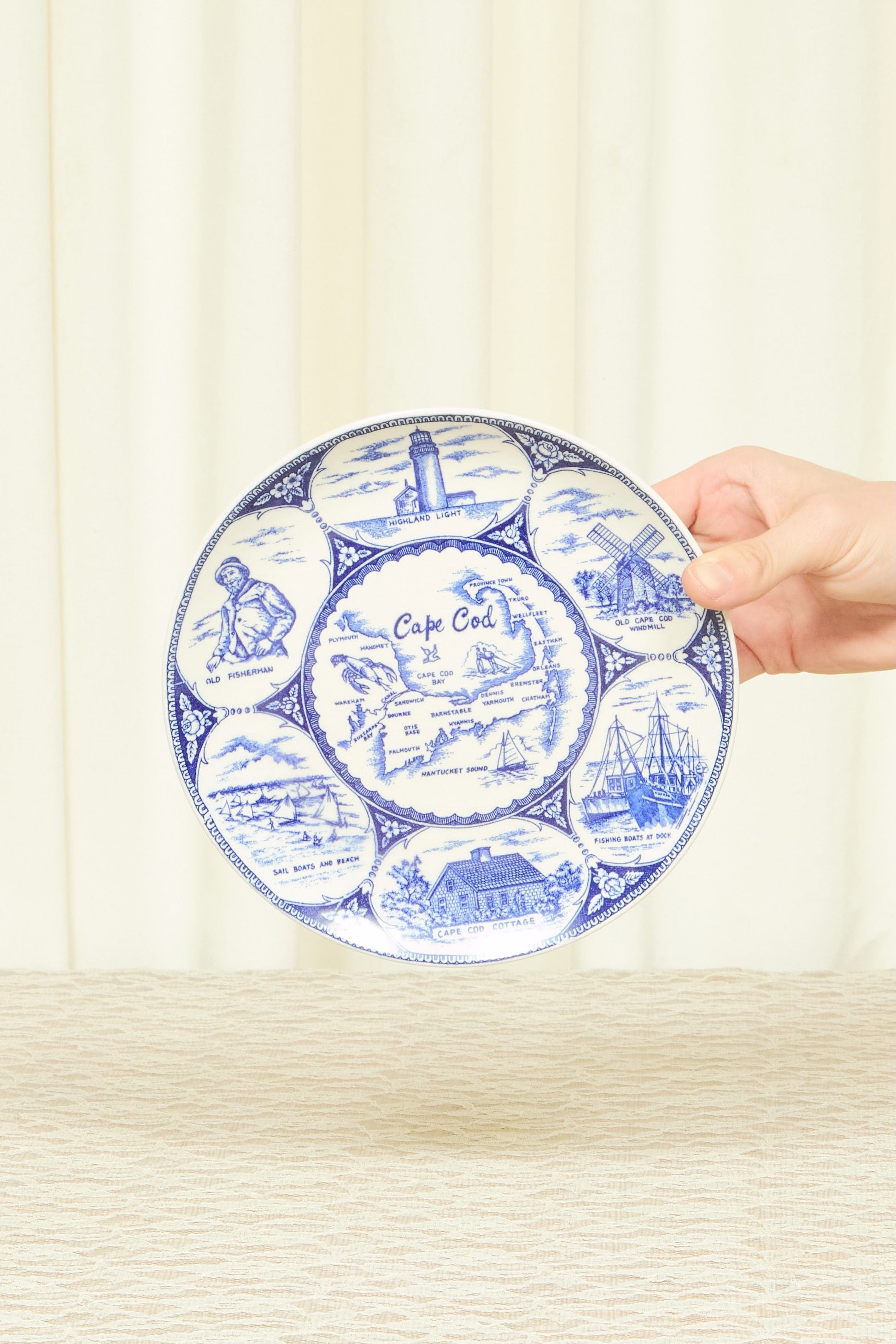 Vintage "Cape Cod" Hanging Plate