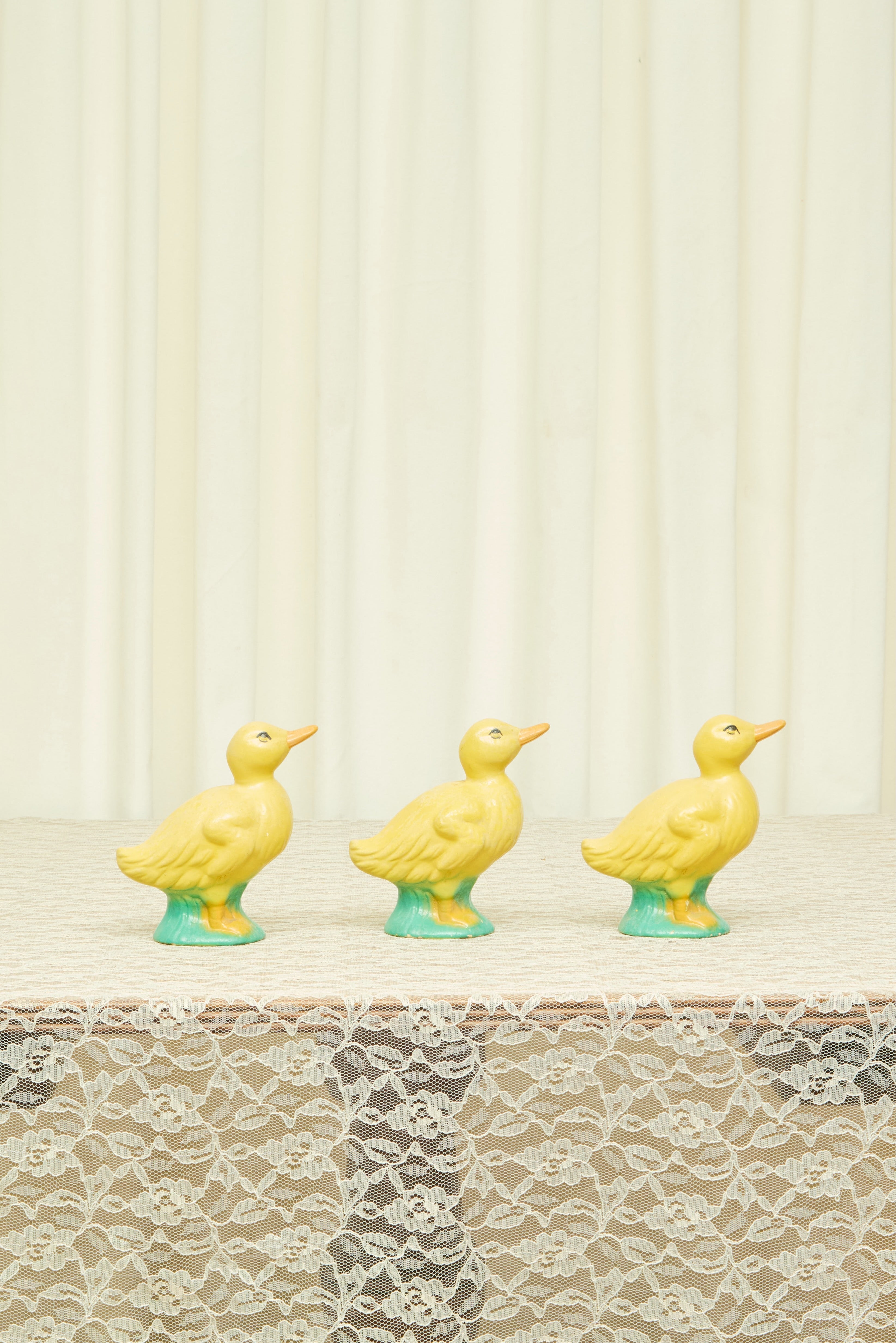 Vintage Ceramic Ducklings Set/3