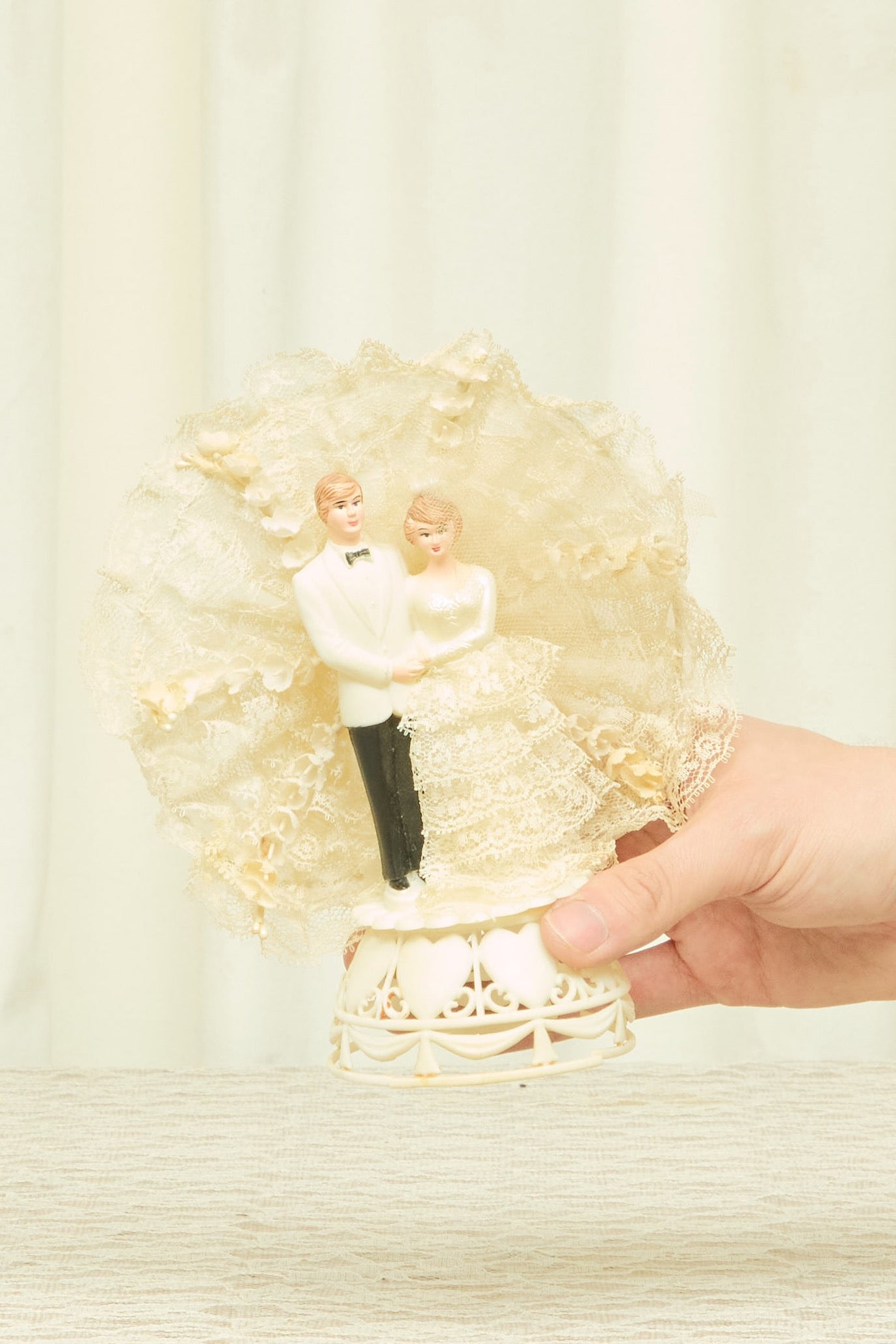 Vintage Couple Cake Topper