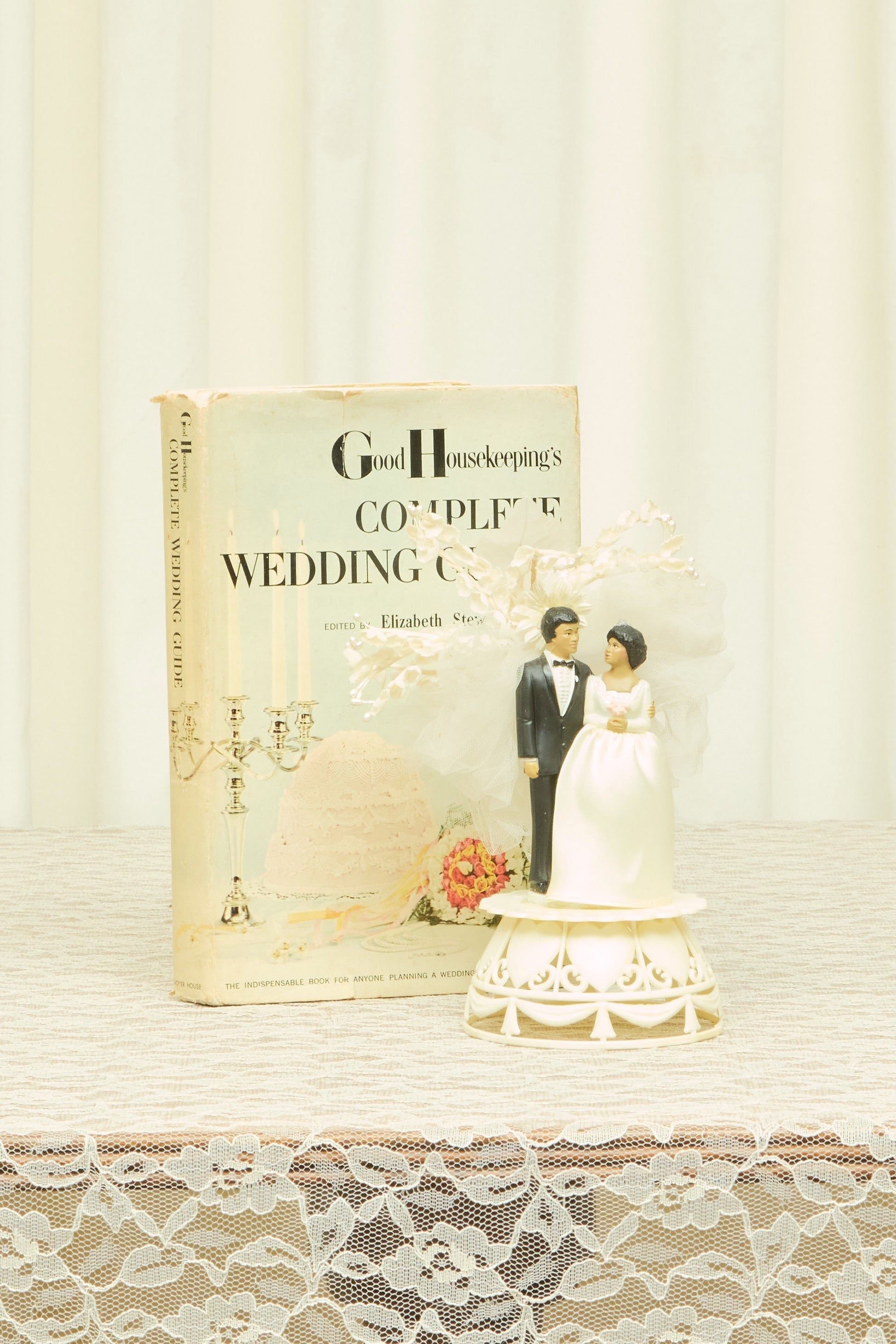 Vintage Couple Cake Topper