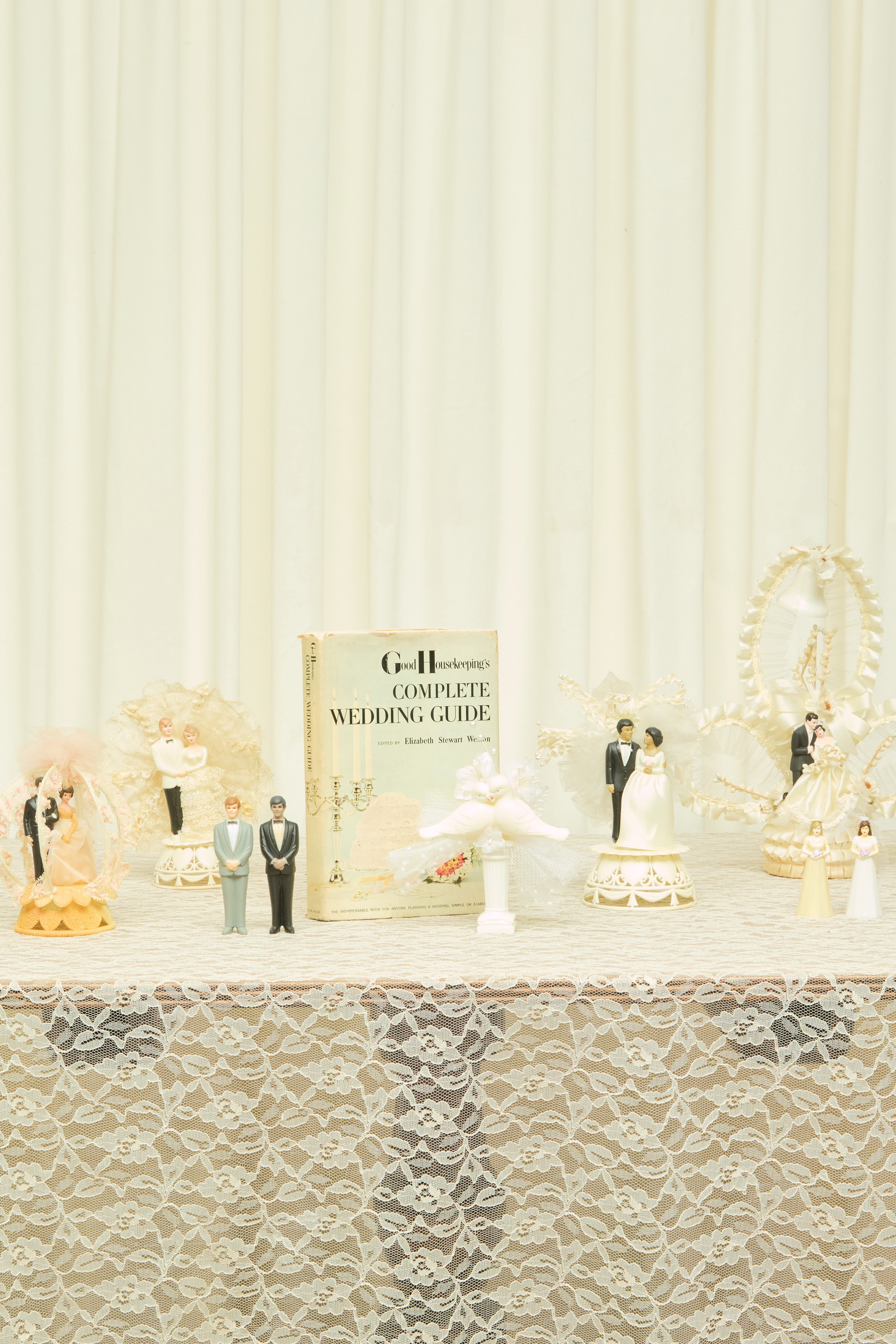 Vintage Couple Cake Topper