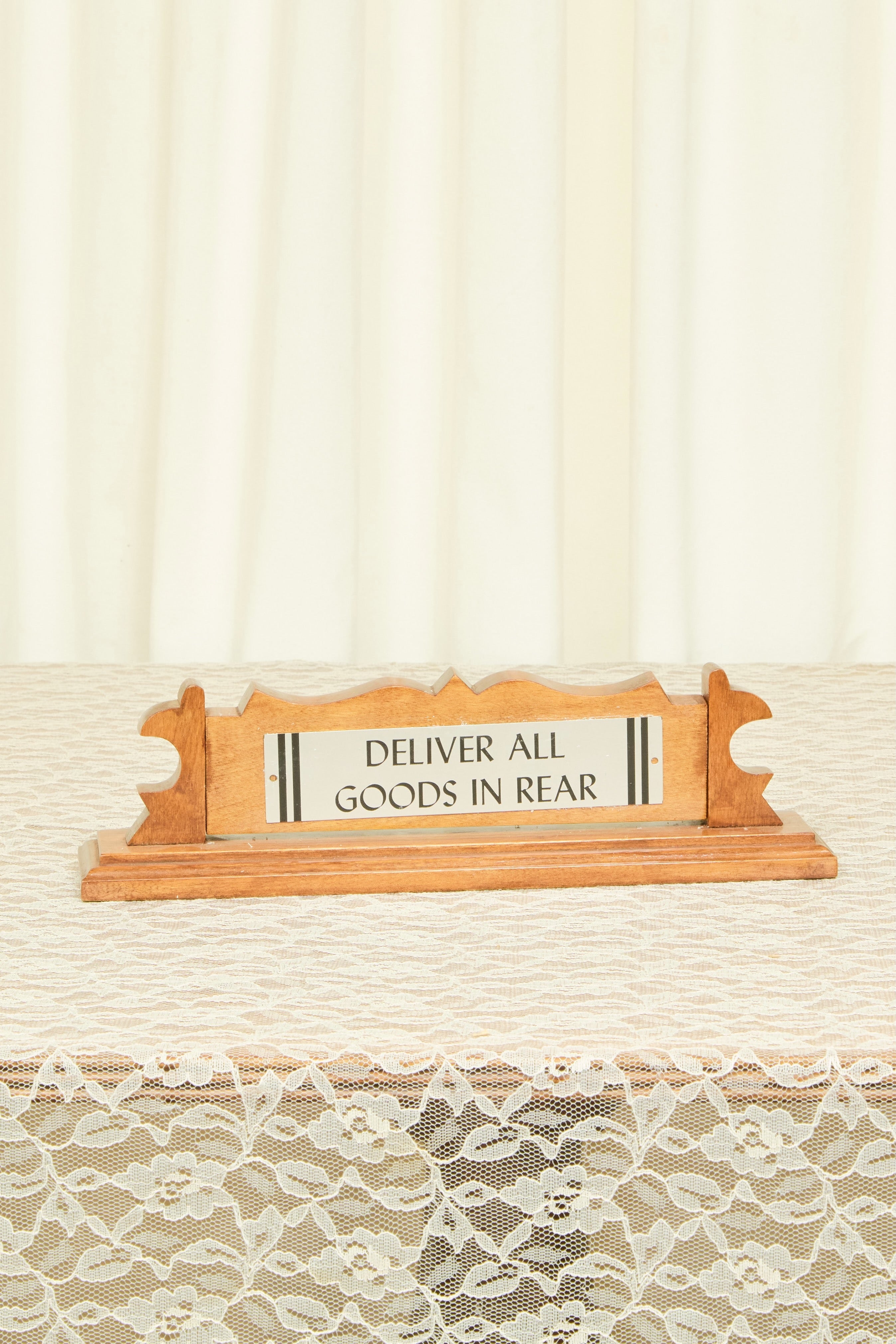 Vintage Double Sided Deliveries in Read Sign