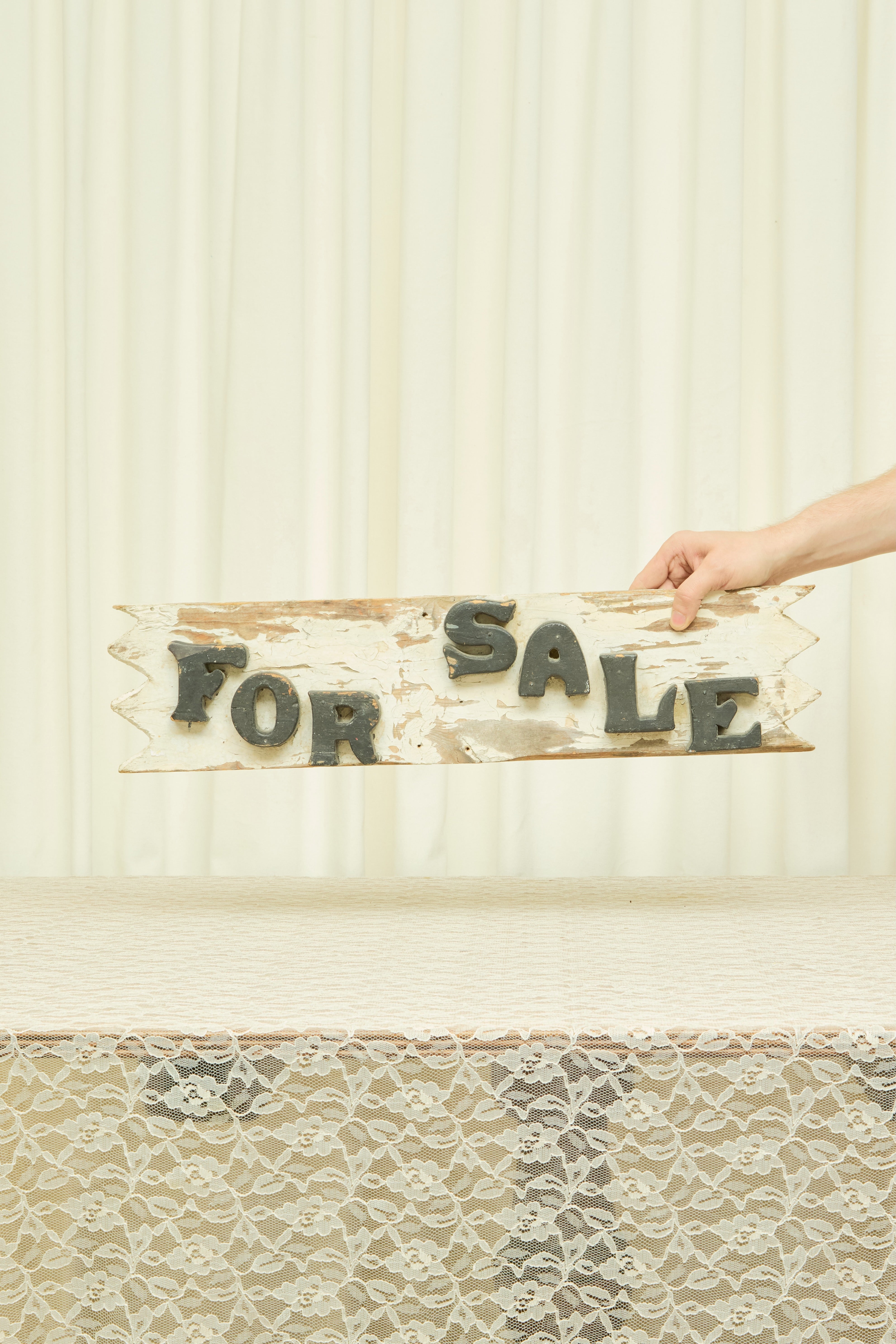 Vintage Folk Art "For Sale" Sign