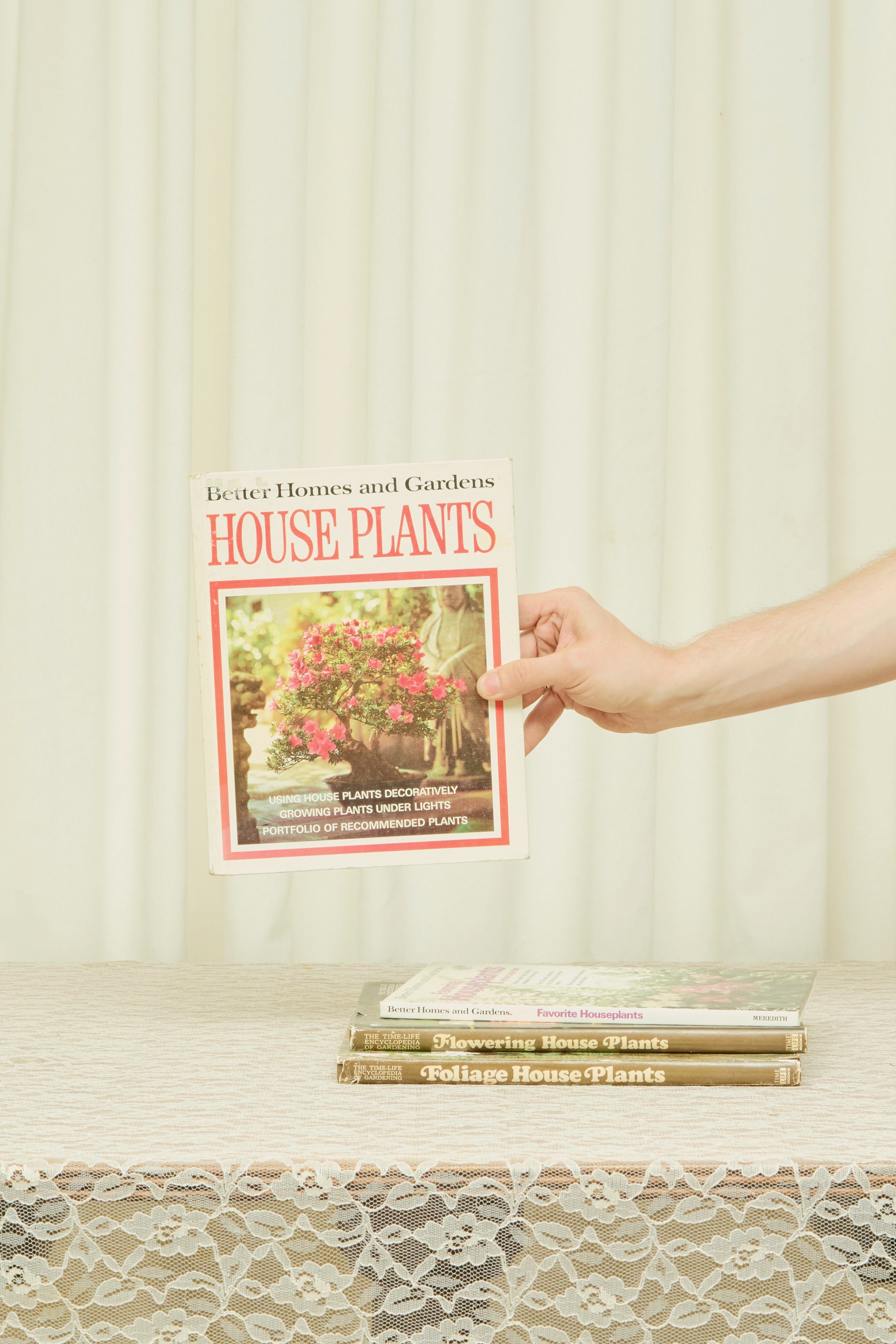 Vintage Gardening Books Set/4