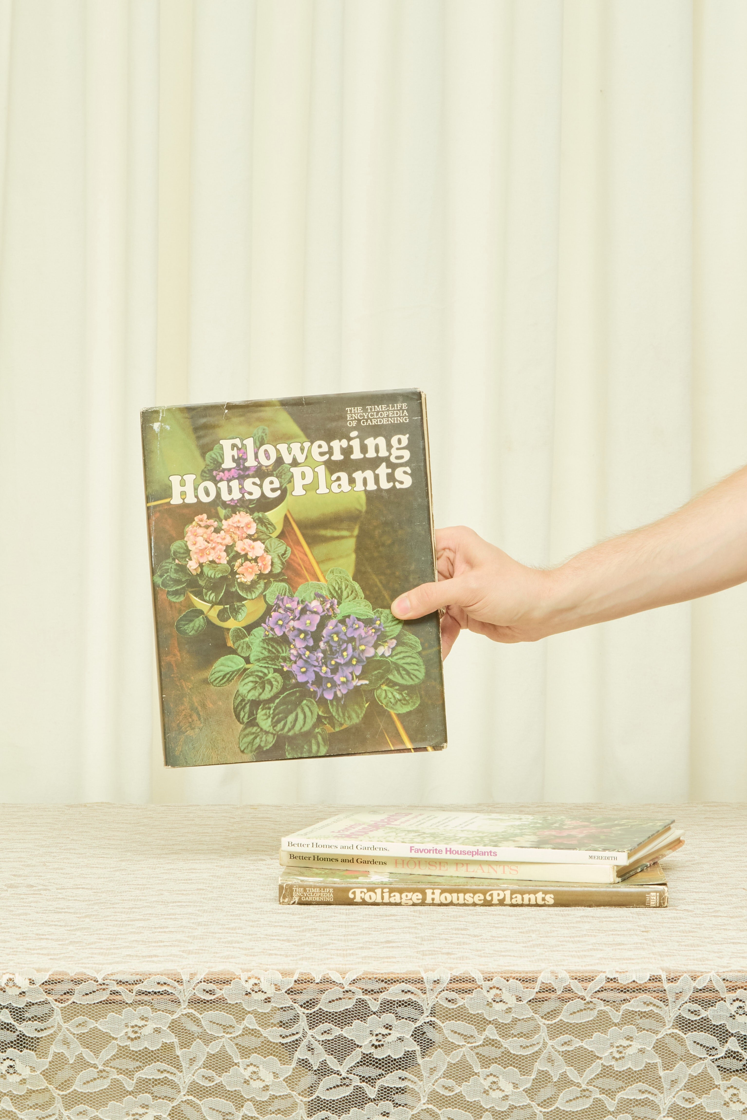 Vintage Gardening Books Set/4