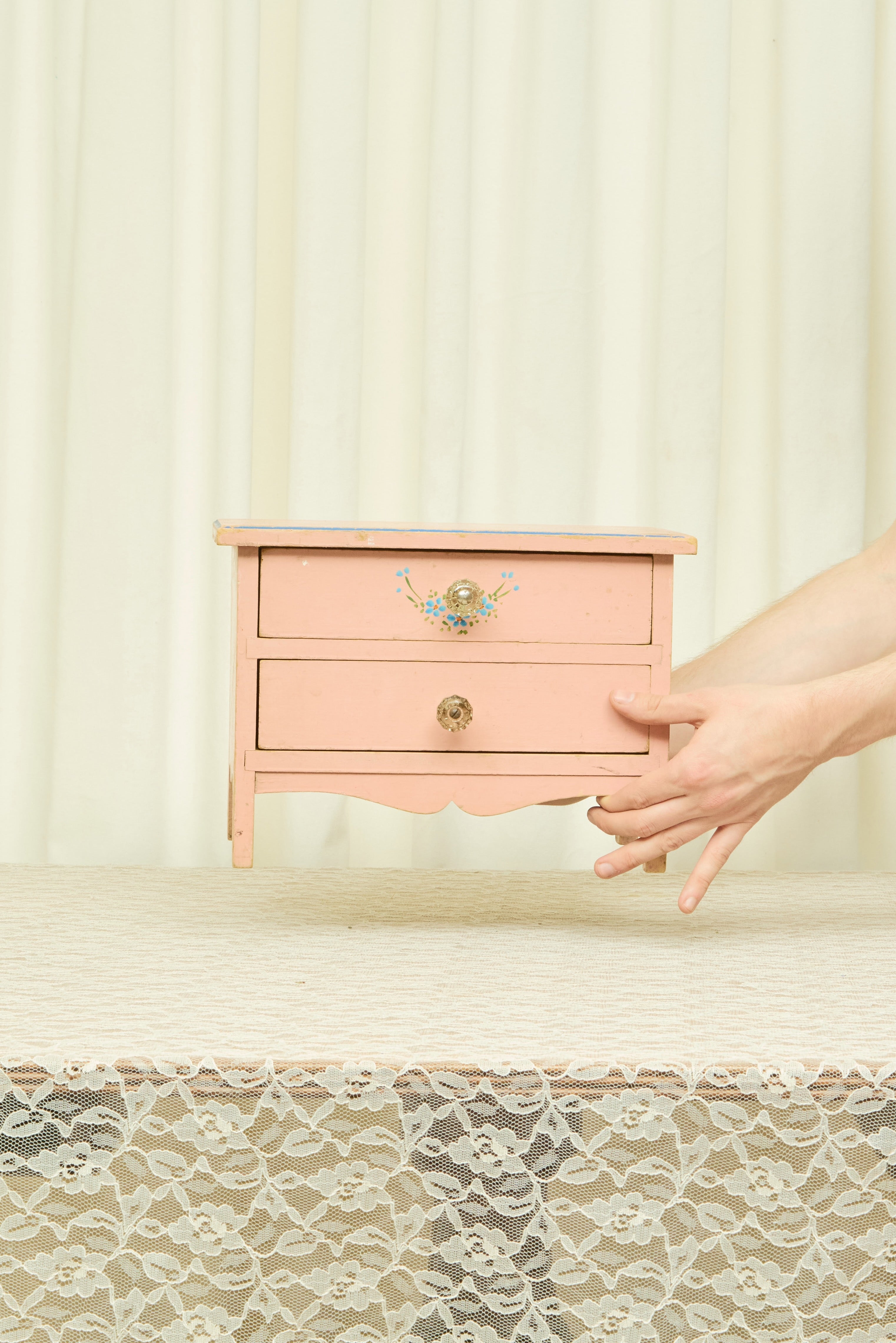 Vintage Mini Dresser Jewelry Box