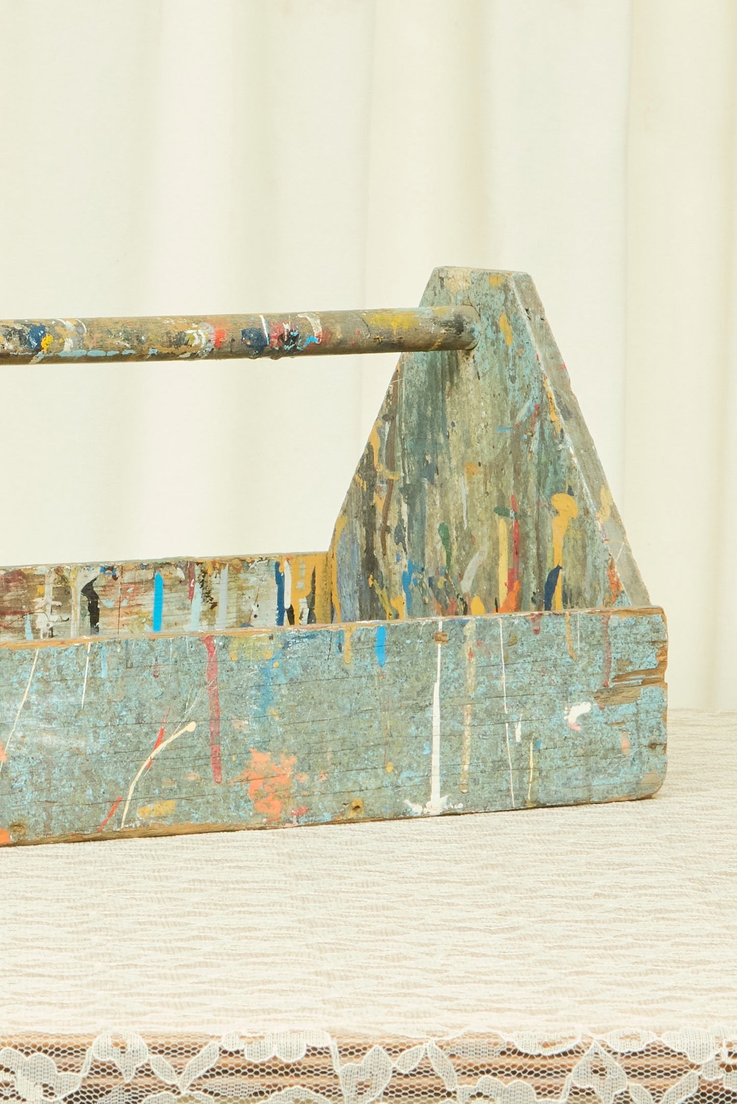Vintage Painters Wooden Box