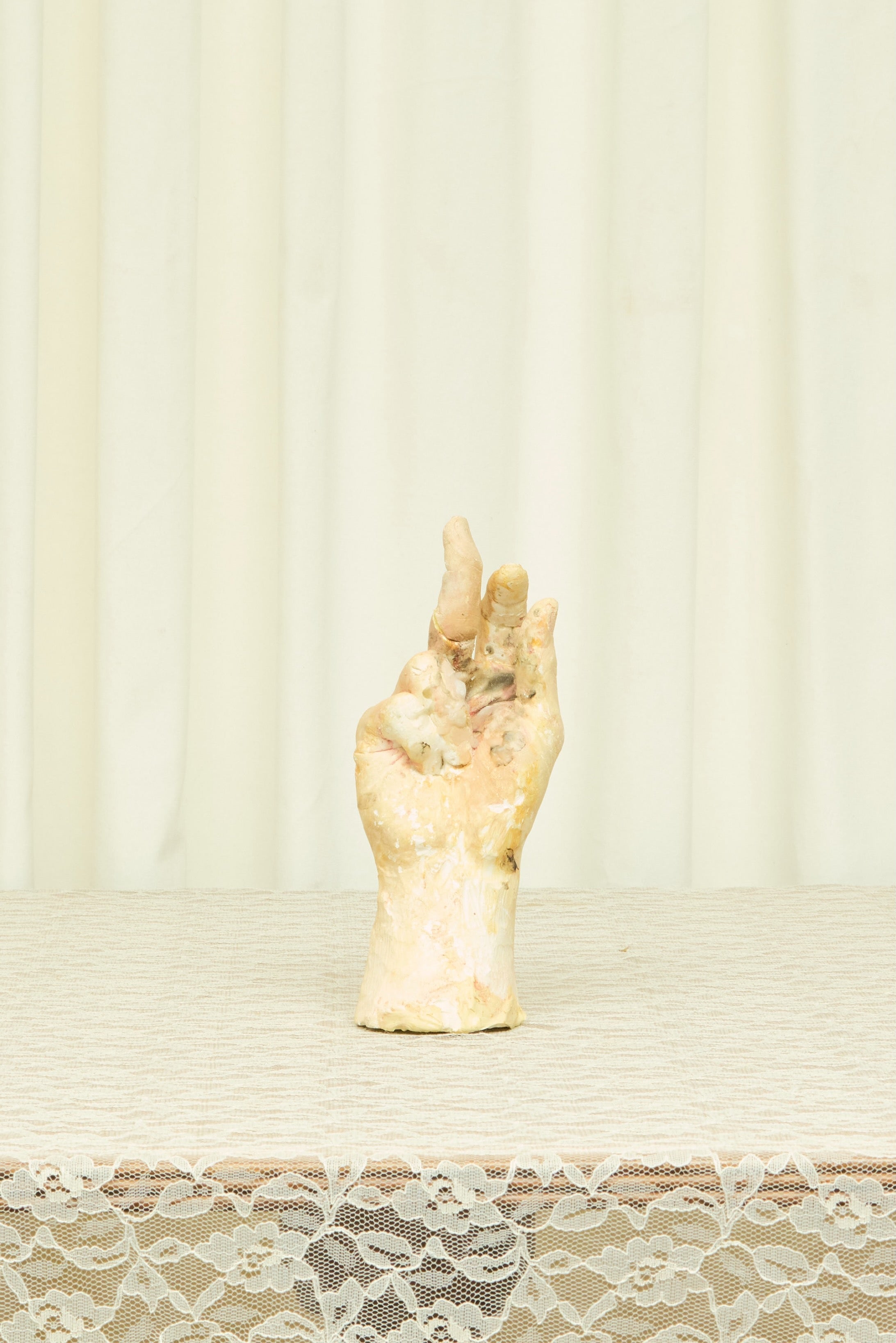 Vintage Plater Hand Sculpture