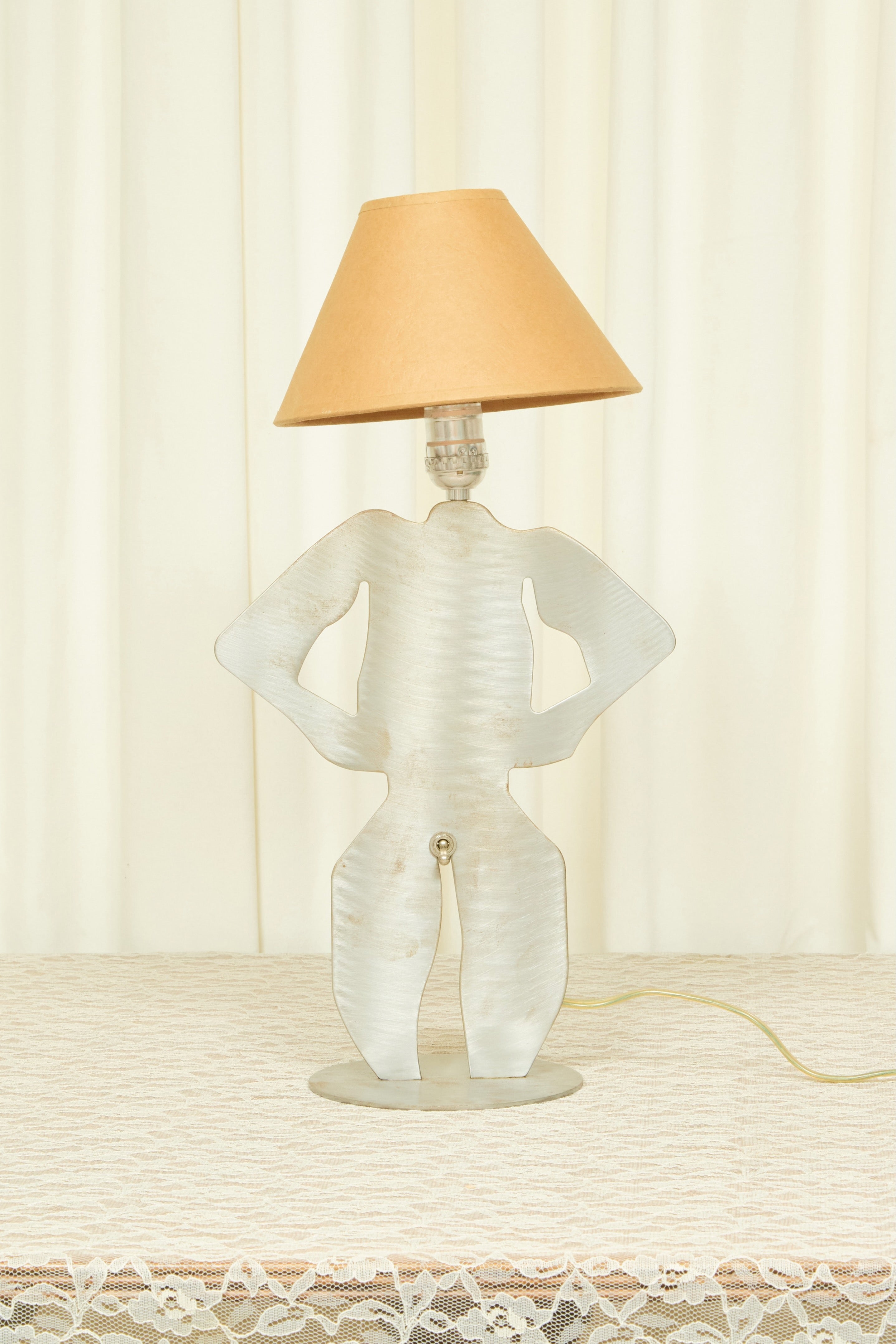 Vintage Post Modern Male Ding a Ling Lamp