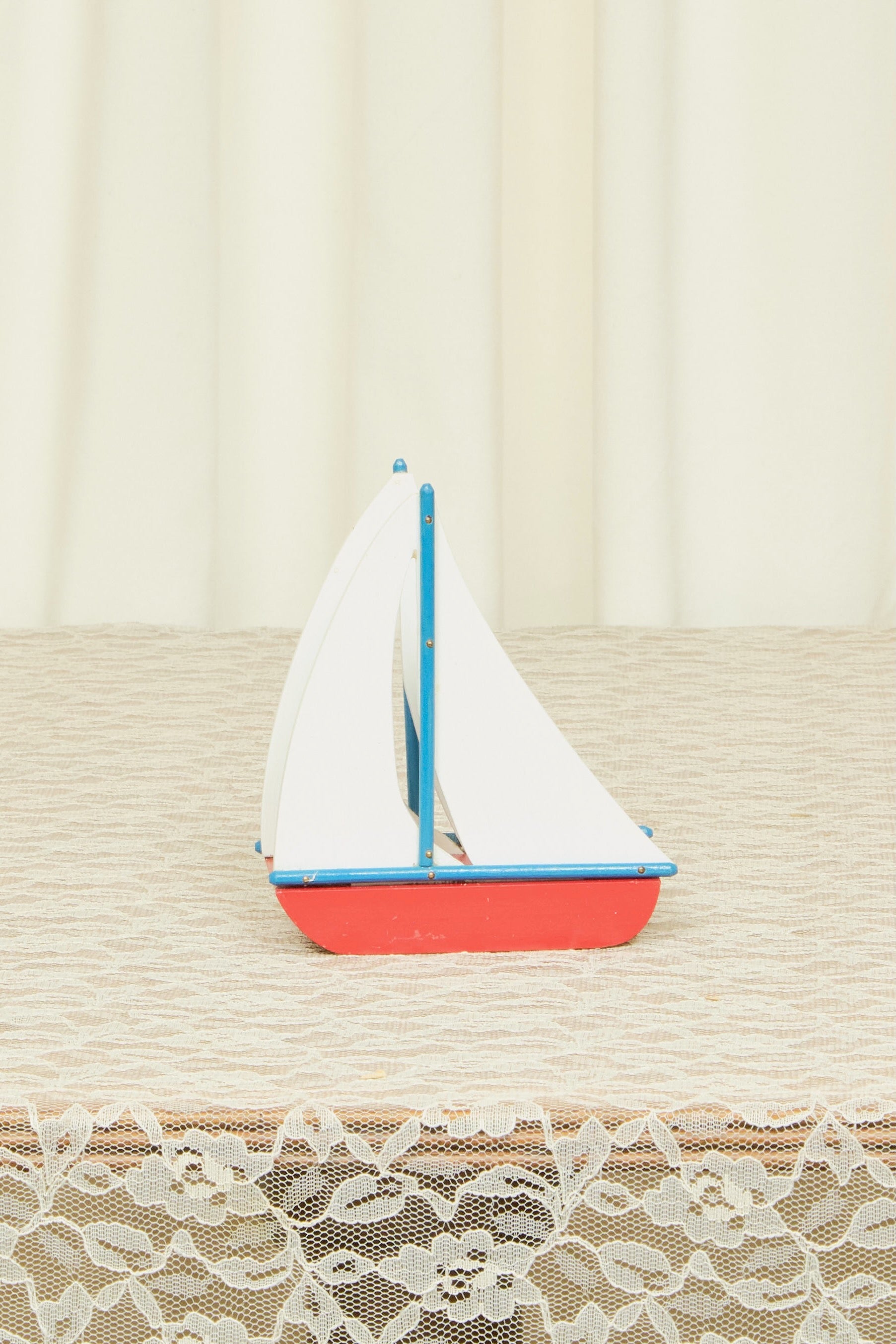 Vintage Sailboat Letter/Napkin Holder