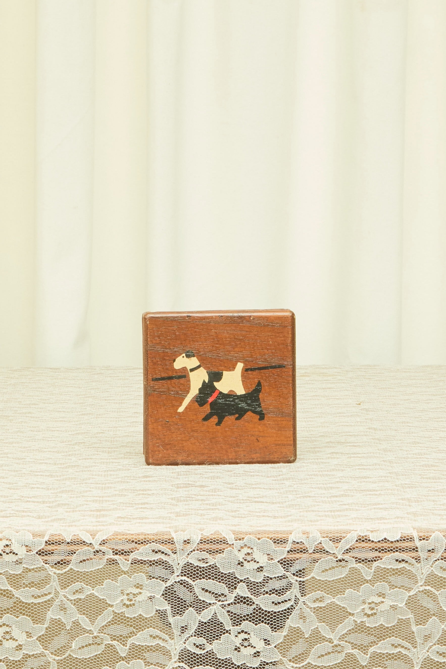 Vintage Scottie Trinket Box