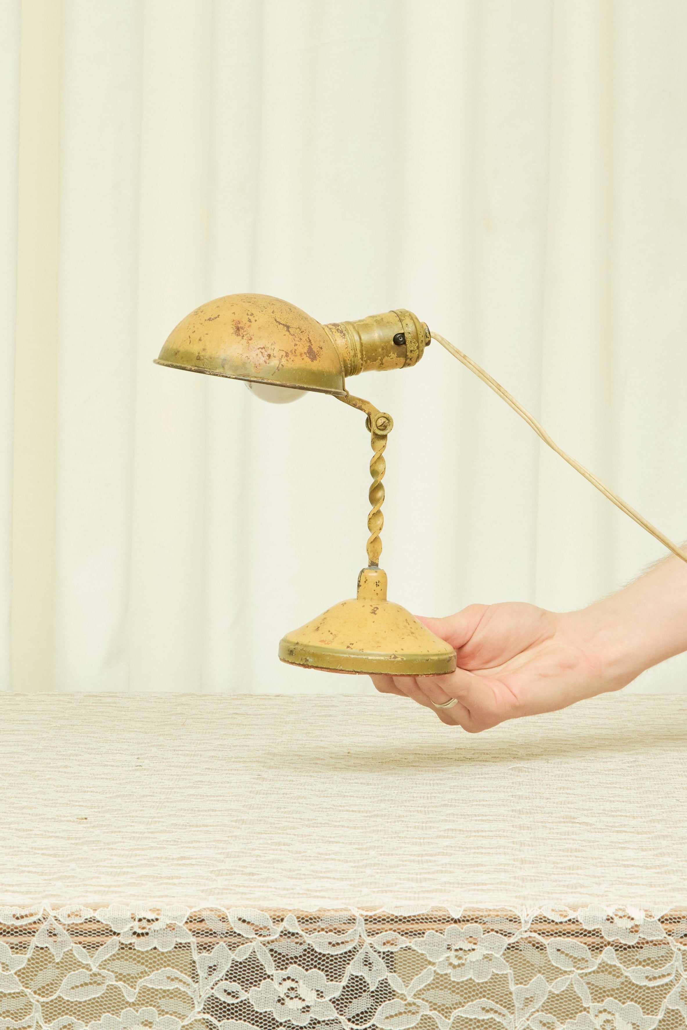 Vintage Spiral Industiral Lamp