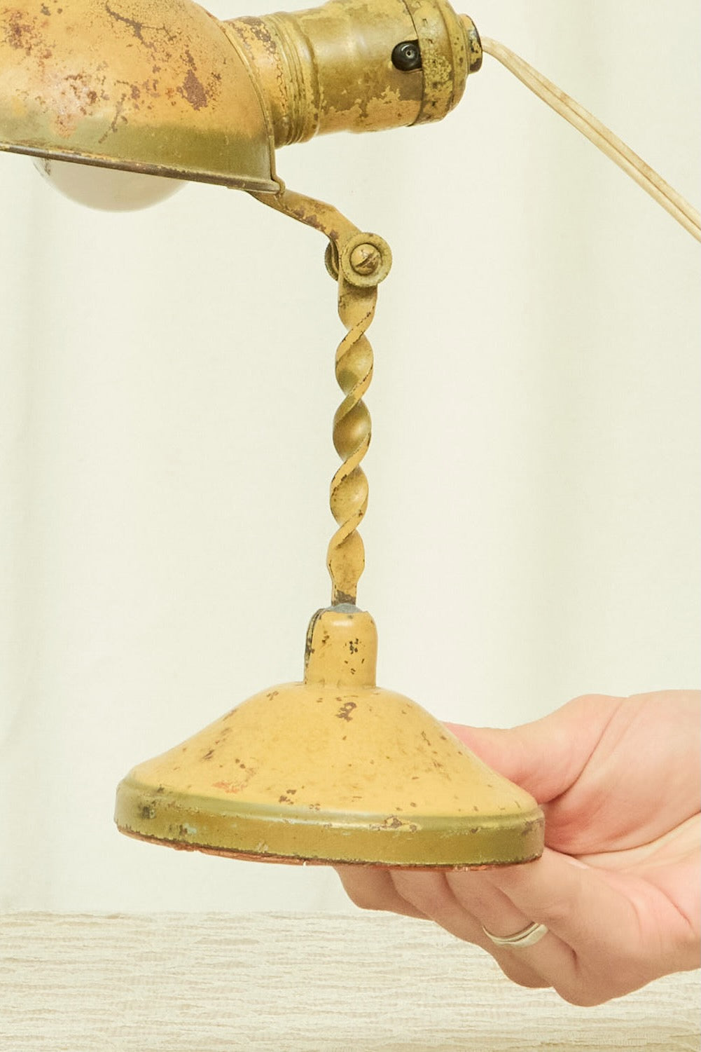 Vintage Spiral Industiral Lamp