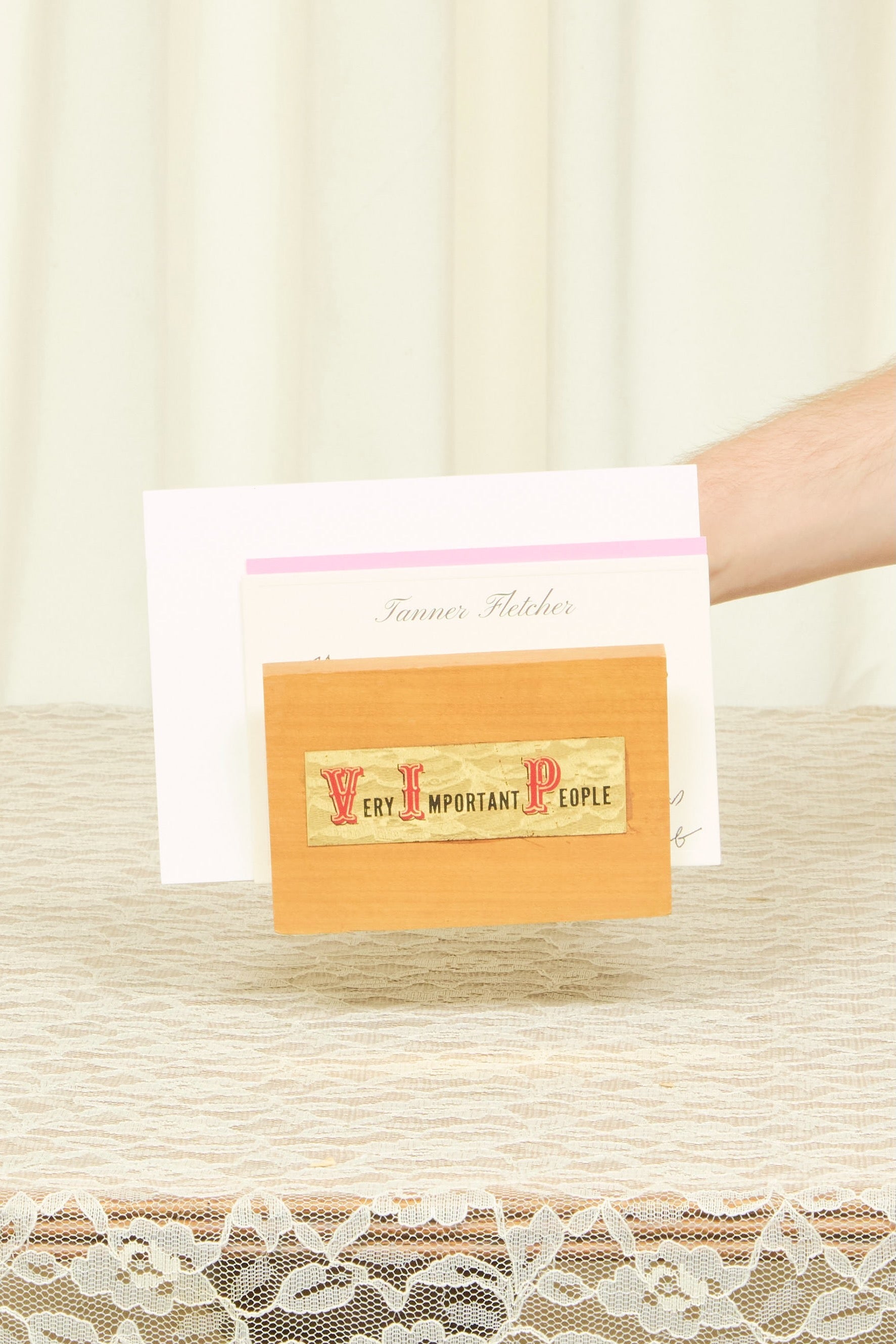 Vintage "VIP" Letter Holder