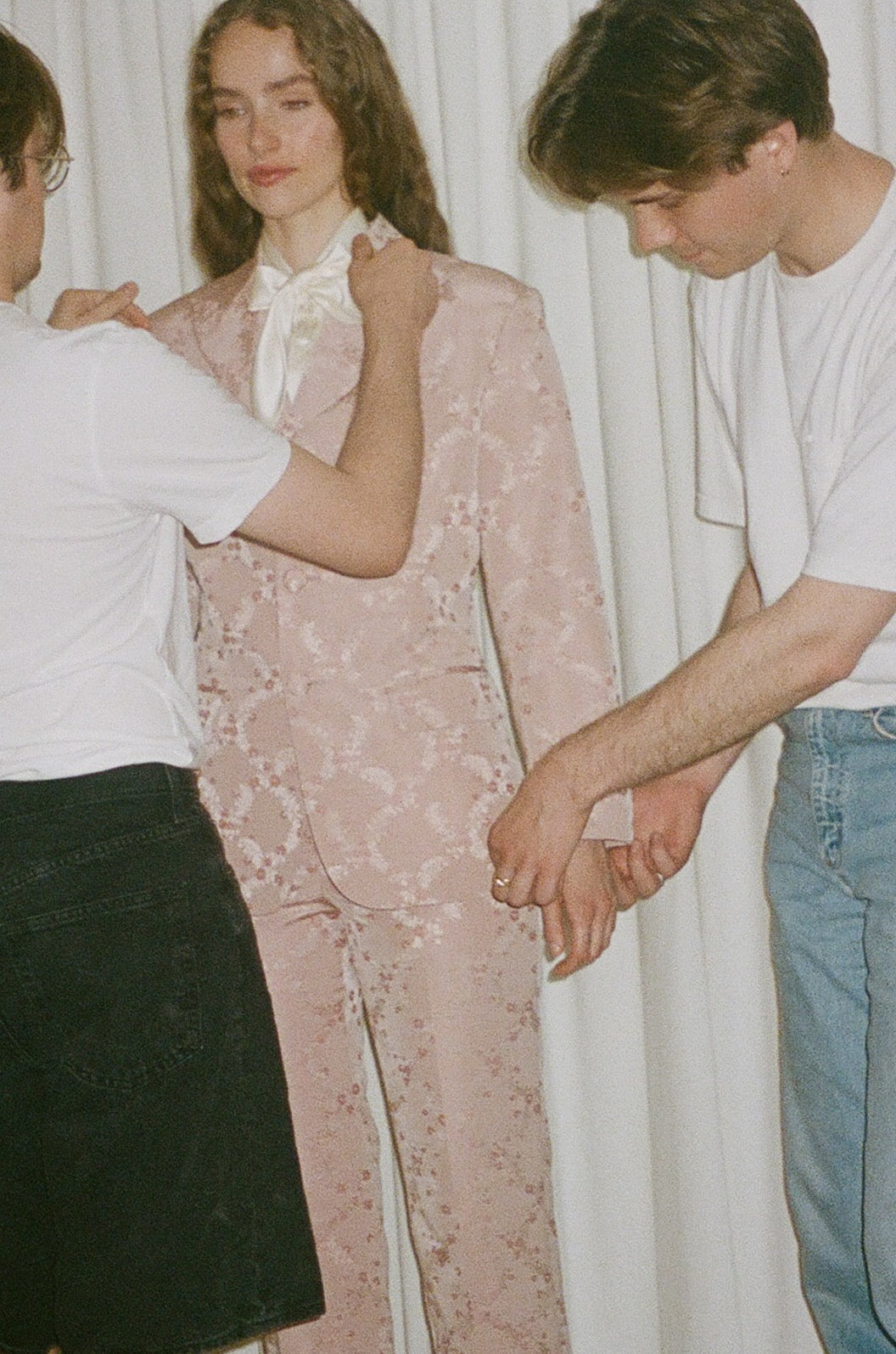 Walt Embroidered Trellis Blazer