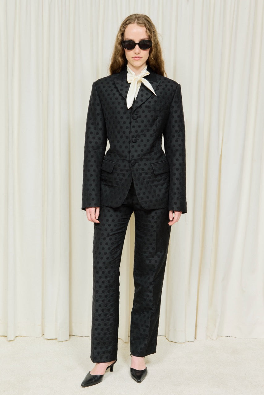 Willie Polkadot Jacquard Trouser