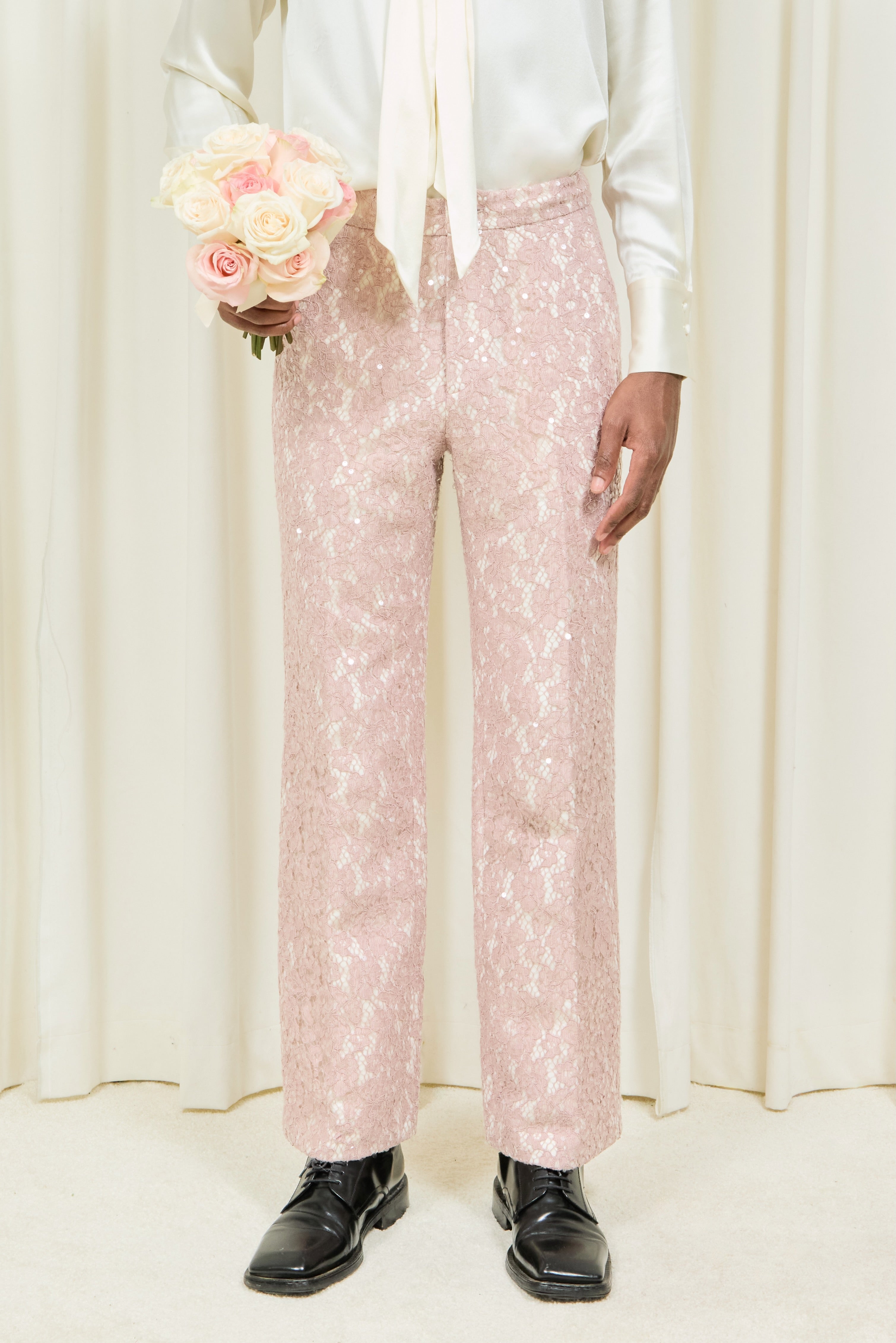 Willie Sequin Lace Trouser