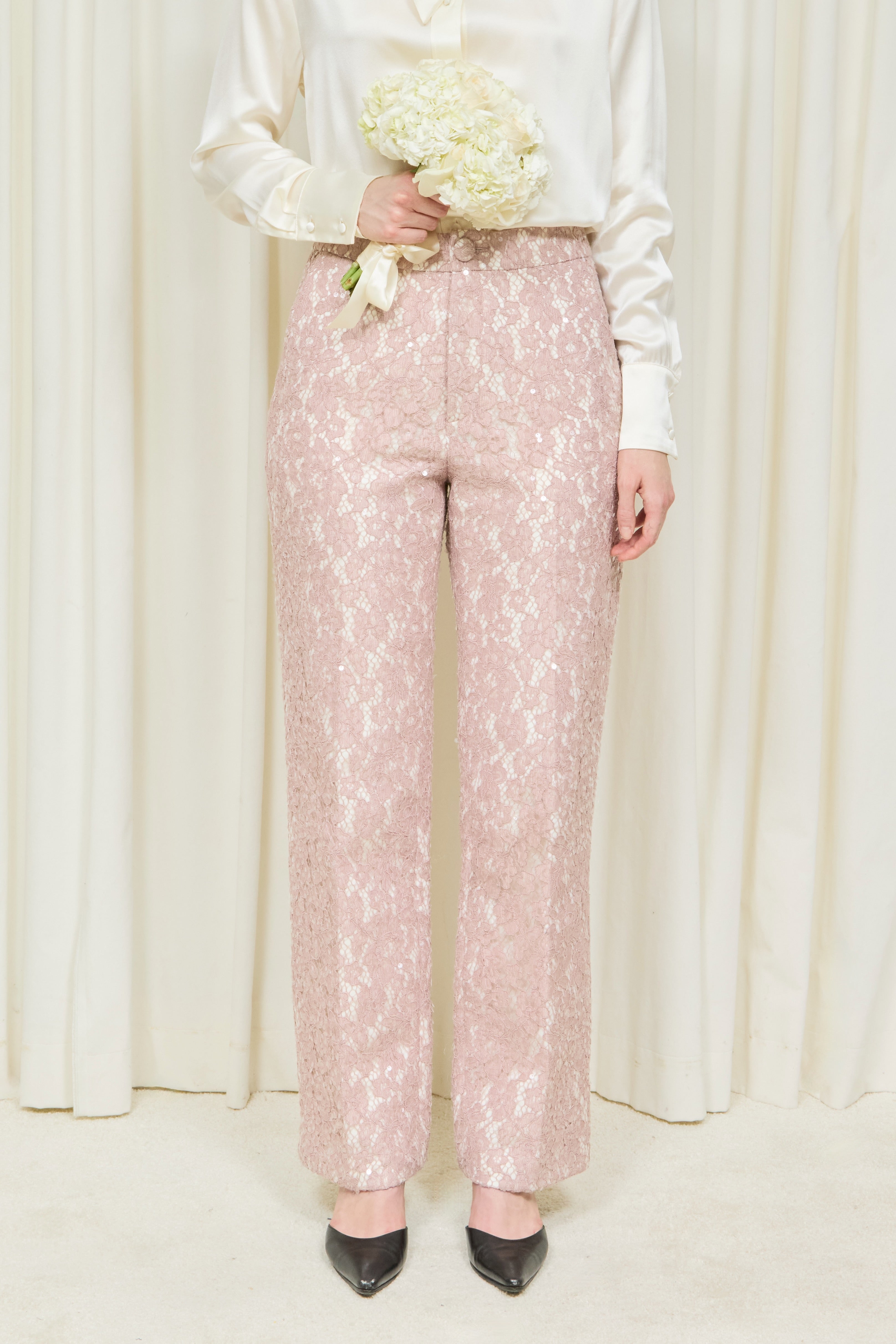 Willie Sequin Lace Trouser